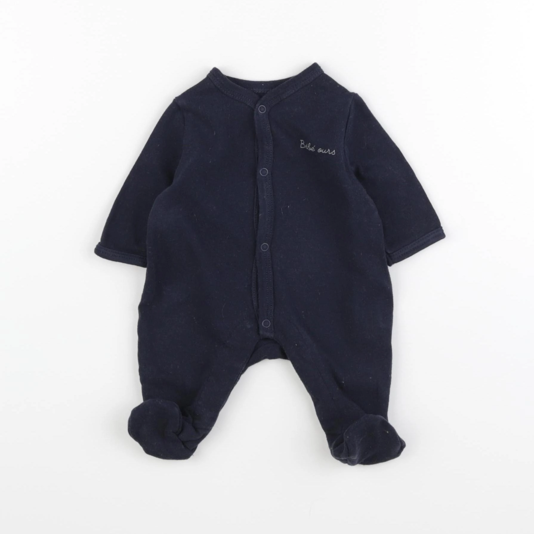 La Redoute - pyjama coton bleu - 0 mois