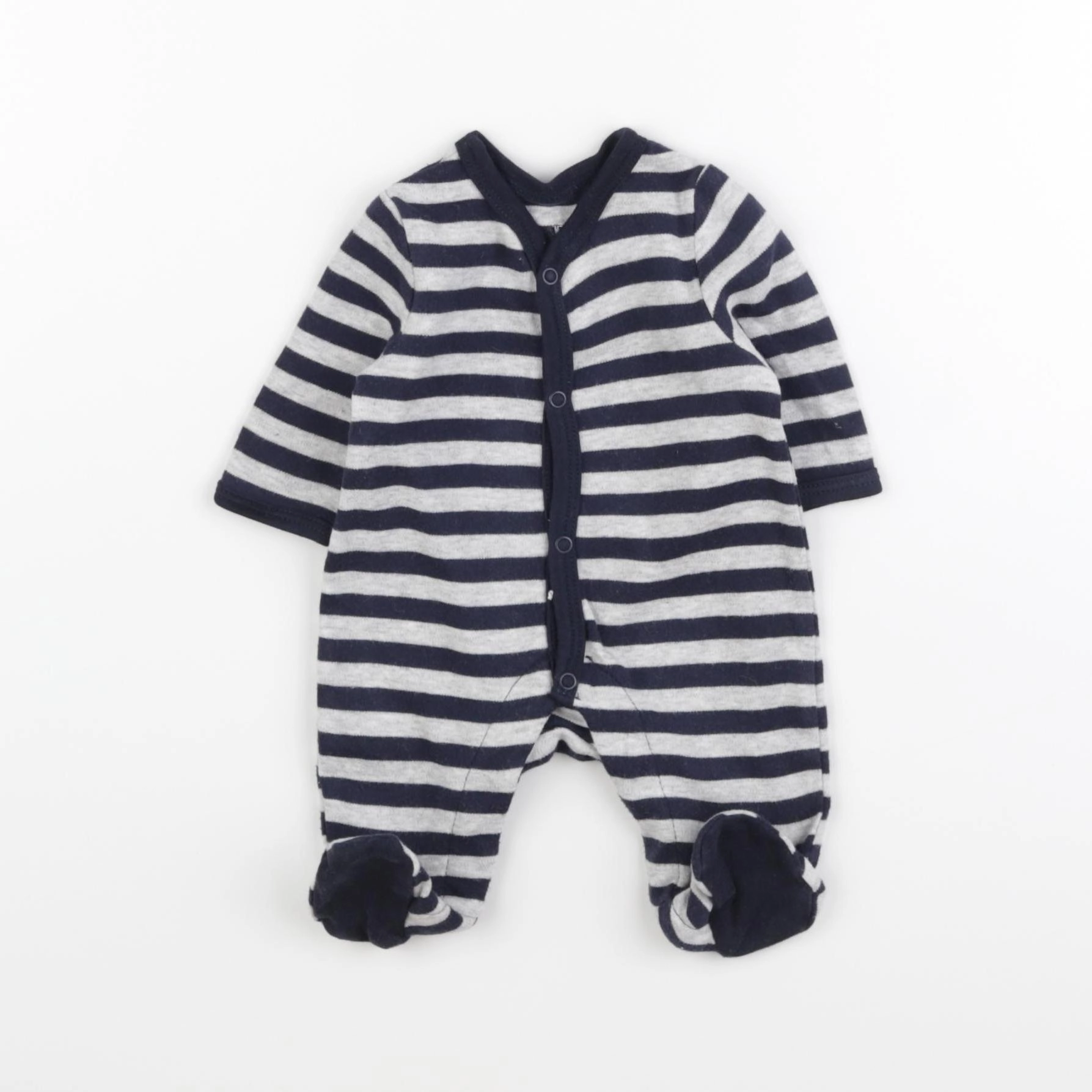 La Redoute - pyjama coton bleu - 0 mois