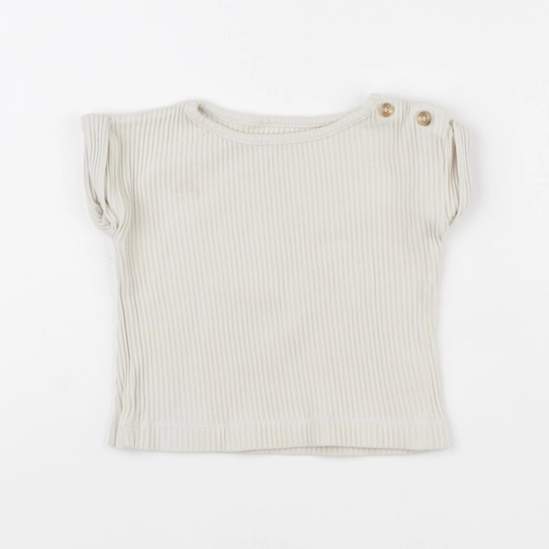 Poudre Organic - tee-shirt beige - 12 mois