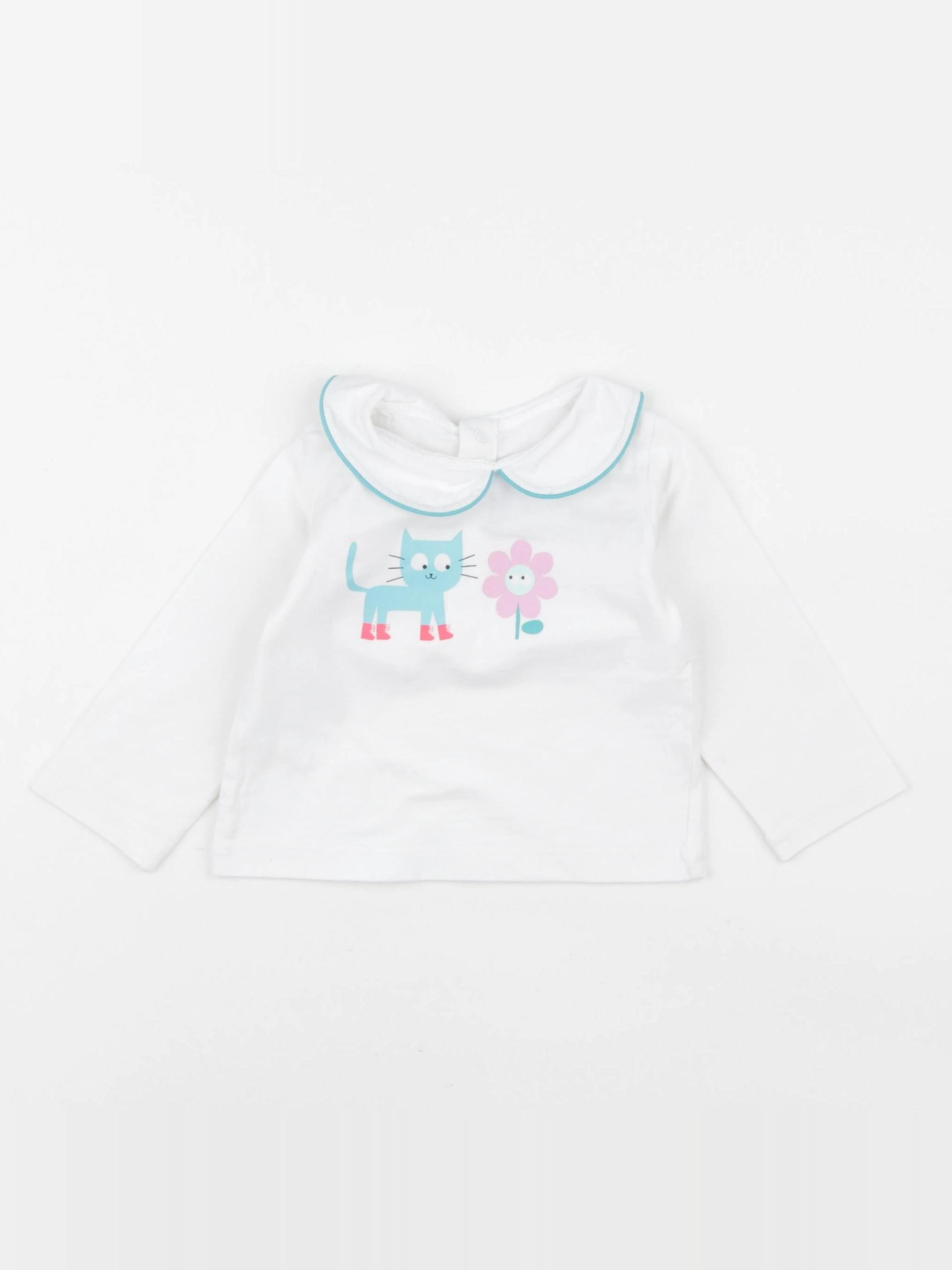 Jacadi - tee-shirt blanc - 12 mois
