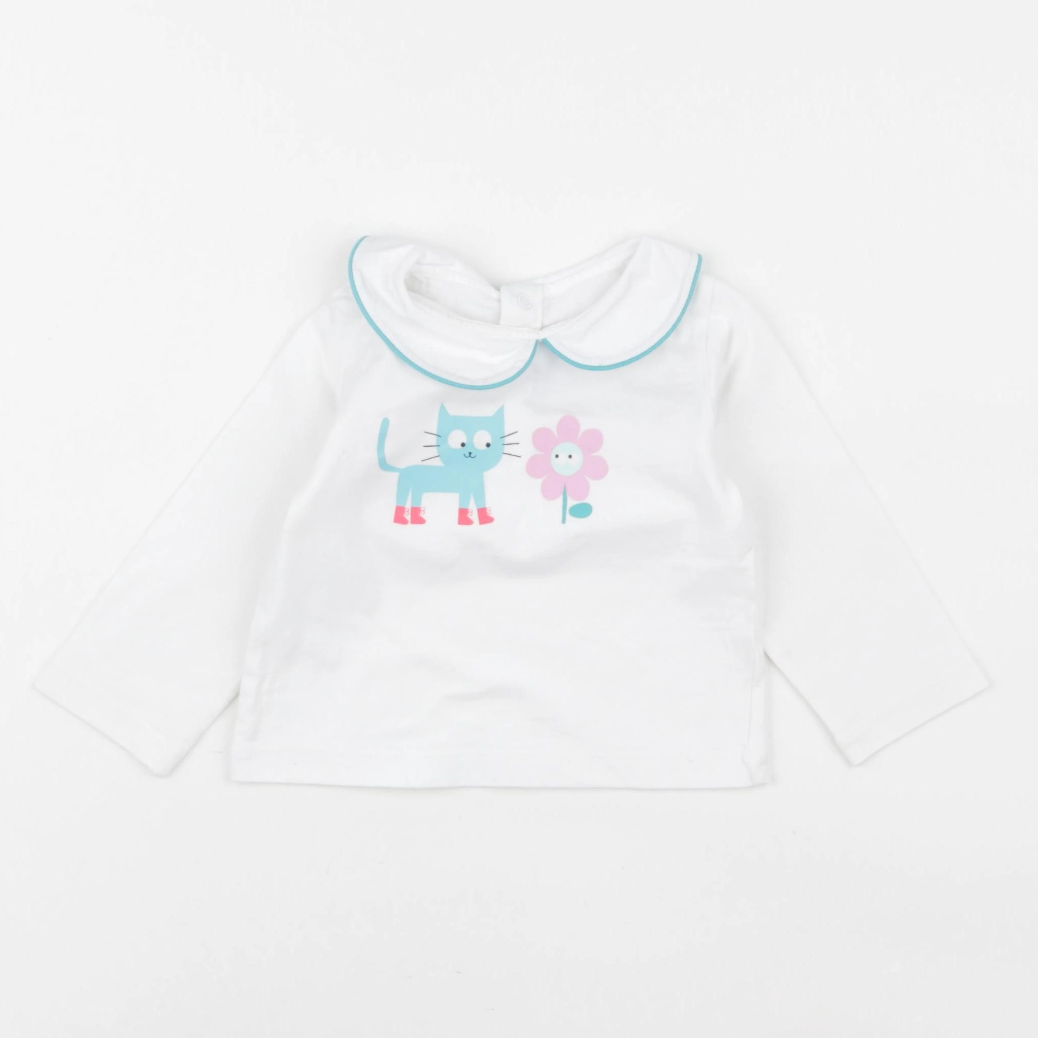 Jacadi - tee-shirt blanc - 12 mois