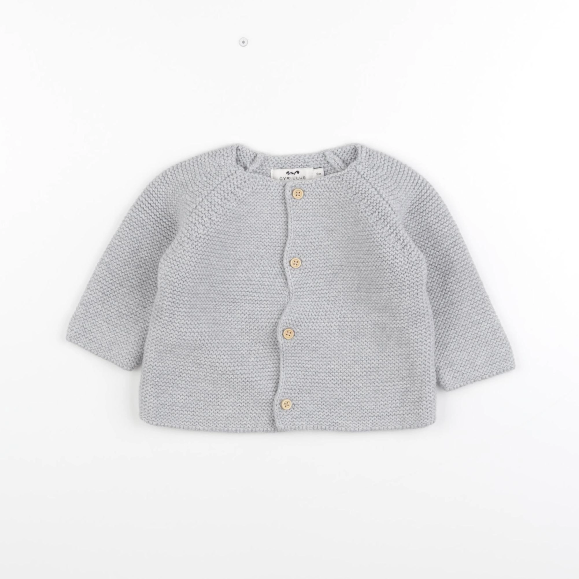 Cyrillus - gilet gris - 9 mois