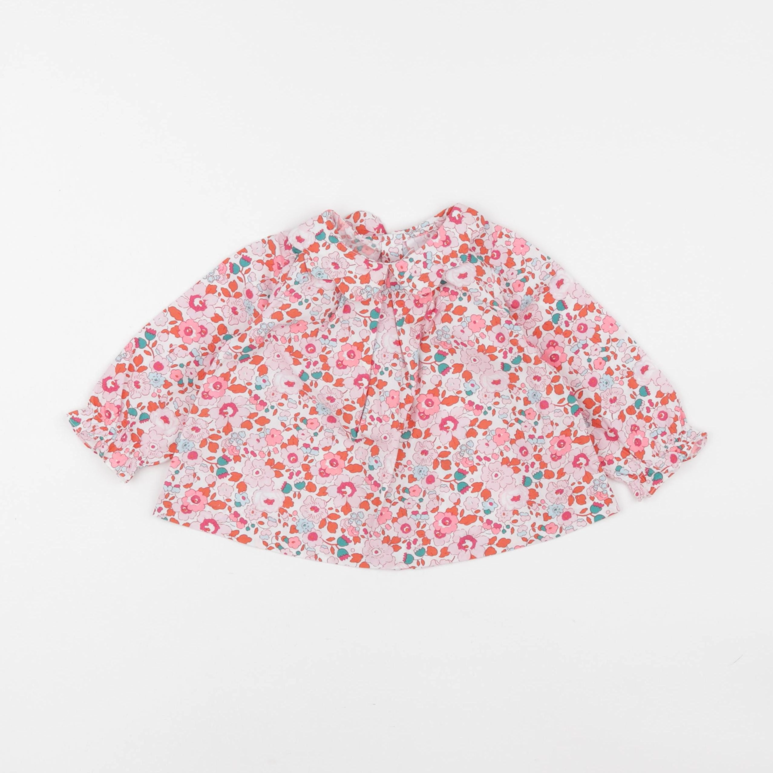 Jacadi - blouse liberty multicolore - 12 mois