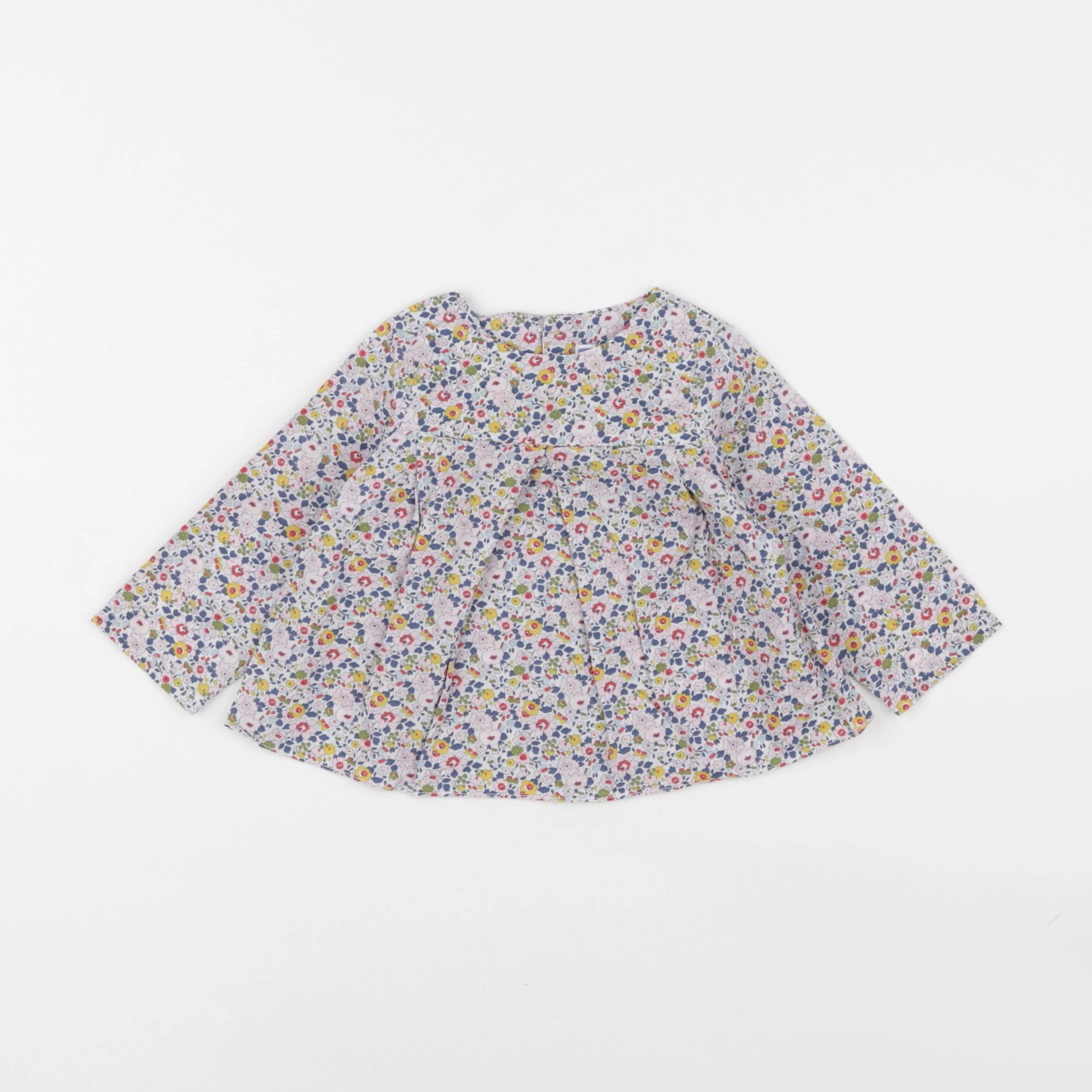 Jacadi - blouse liberty multicolore - 12 mois