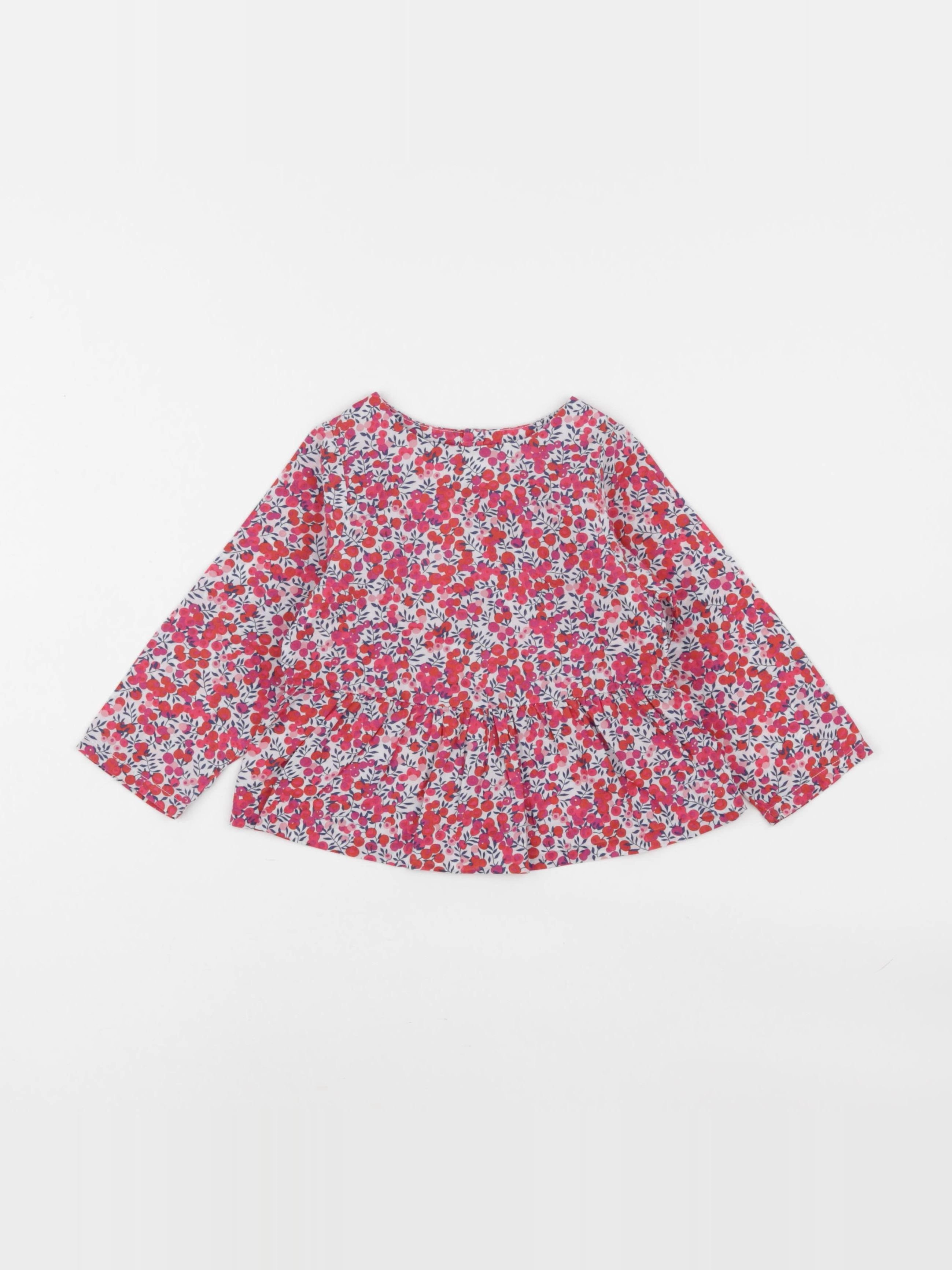 Jacadi - blouse liberty multicolore - 18 mois