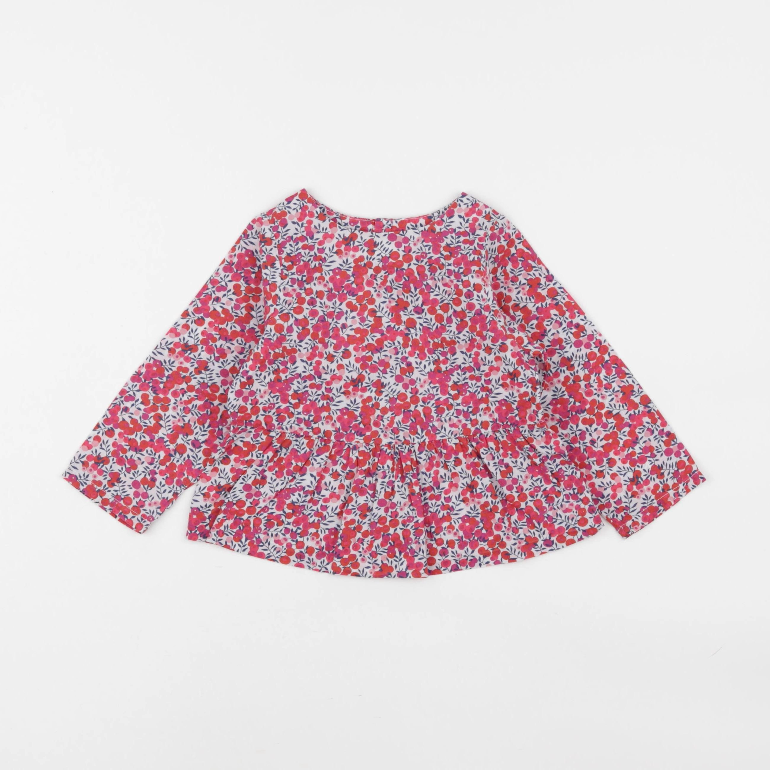 Jacadi - blouse liberty multicolore - 18 mois