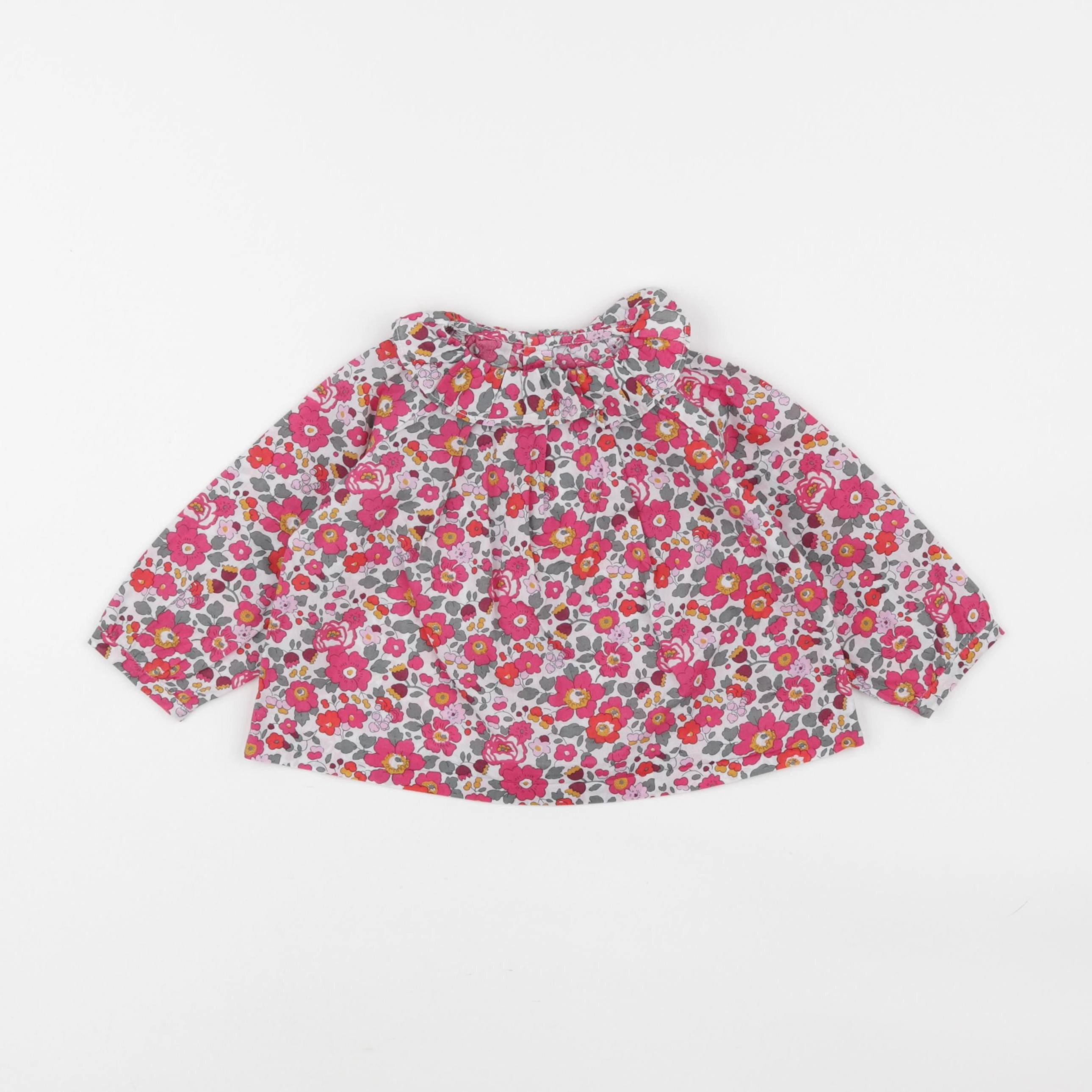 Jacadi - blouse liberty multicolore - 12 mois