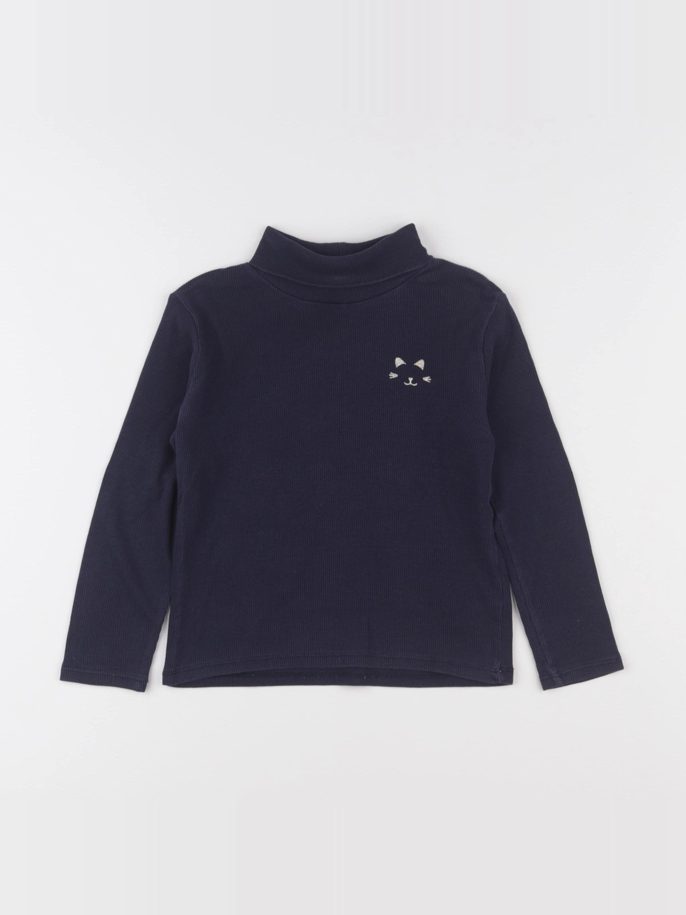 Vertbaudet - sous-pull bleu - 6 ans