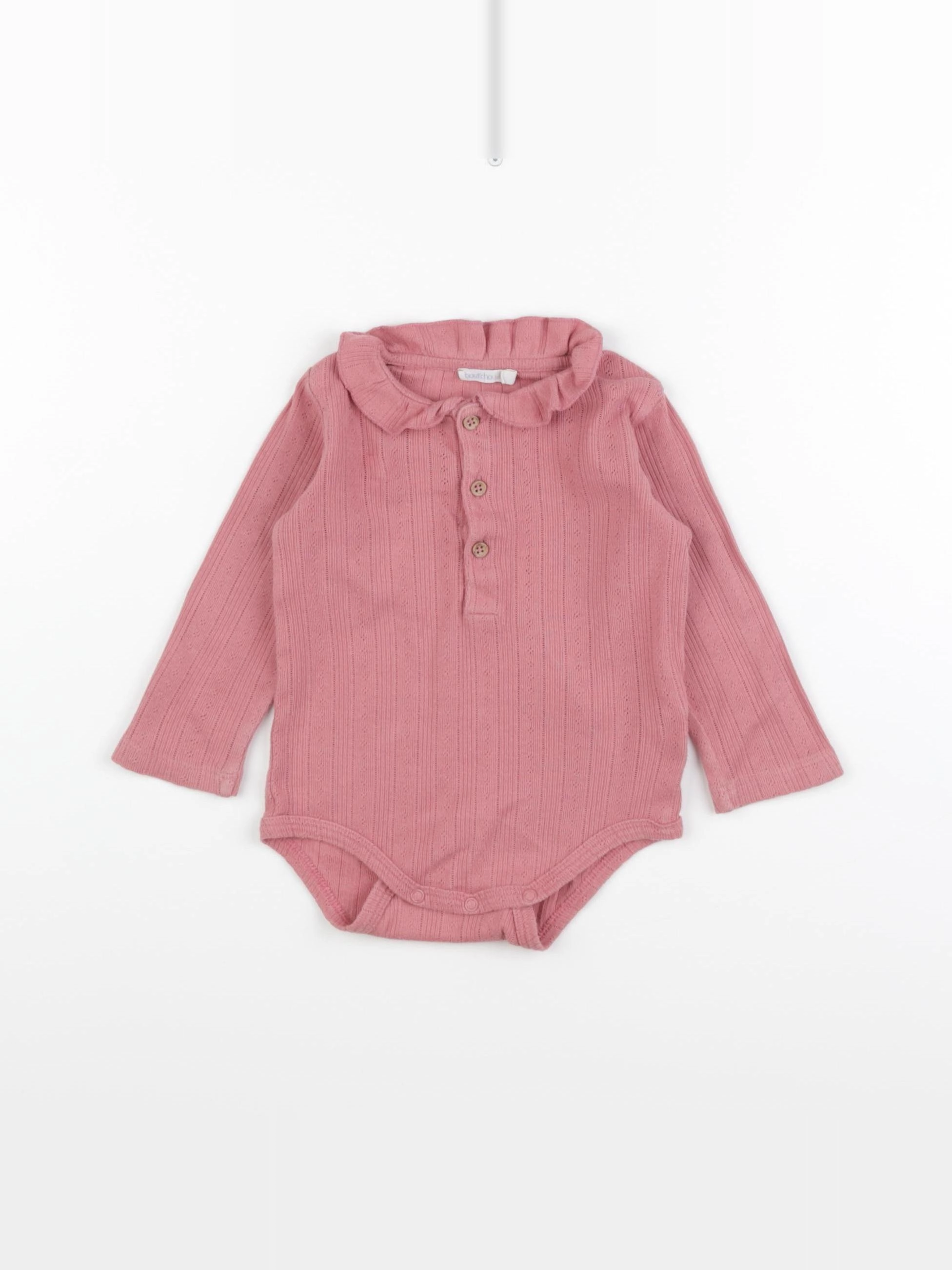 Boutchou - body à col rose - 9 mois