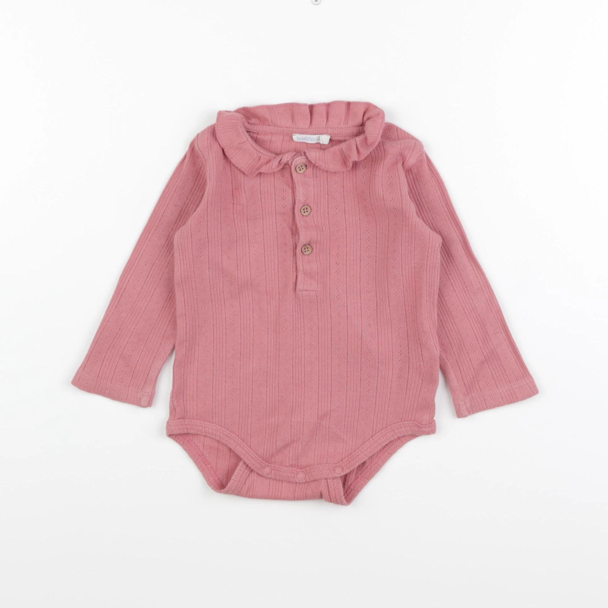 Boutchou - body à col rose - 9 mois