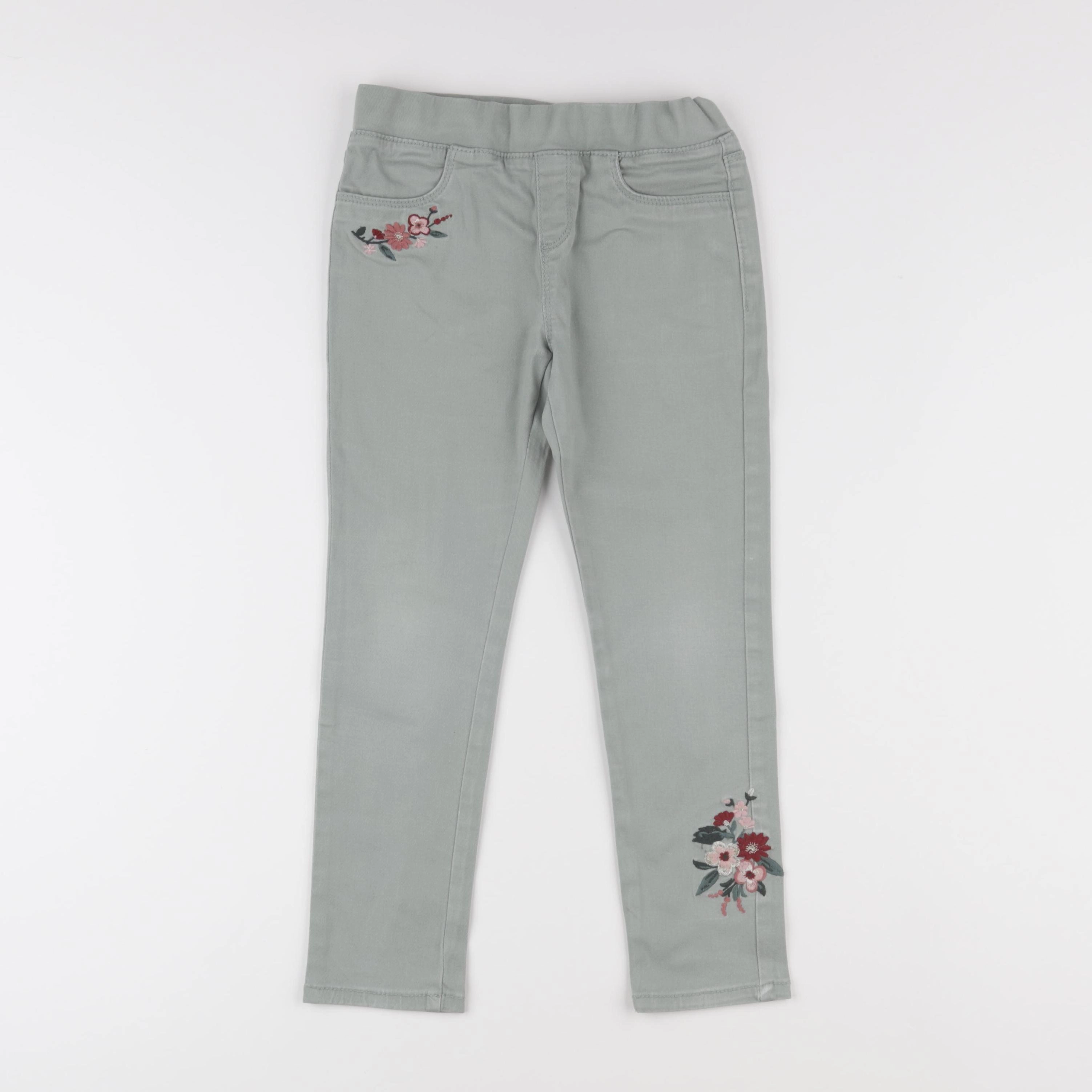 Vertbaudet - jegging vert - 6 ans