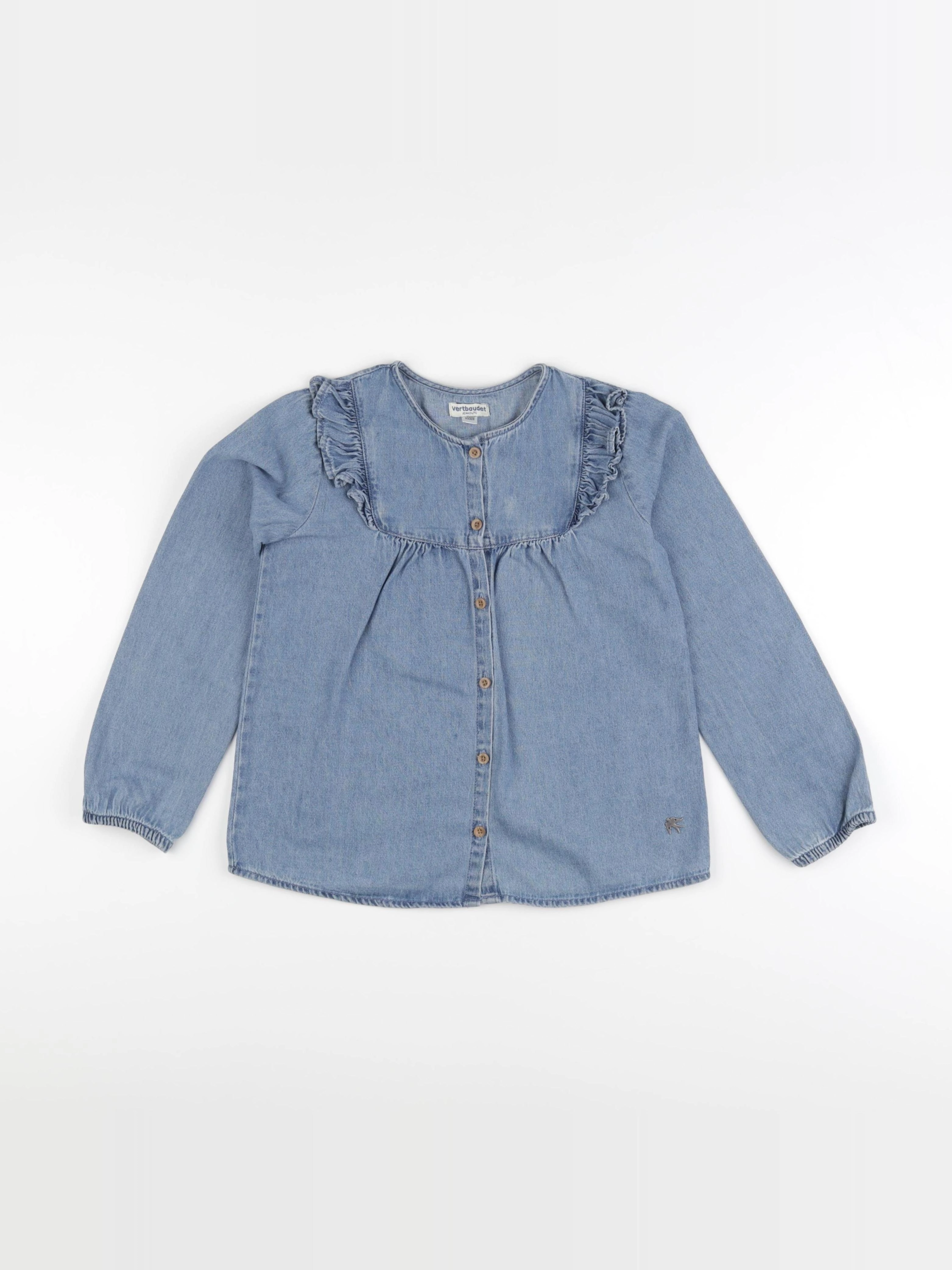 Vertbaudet - blouse bleu - 9 ans