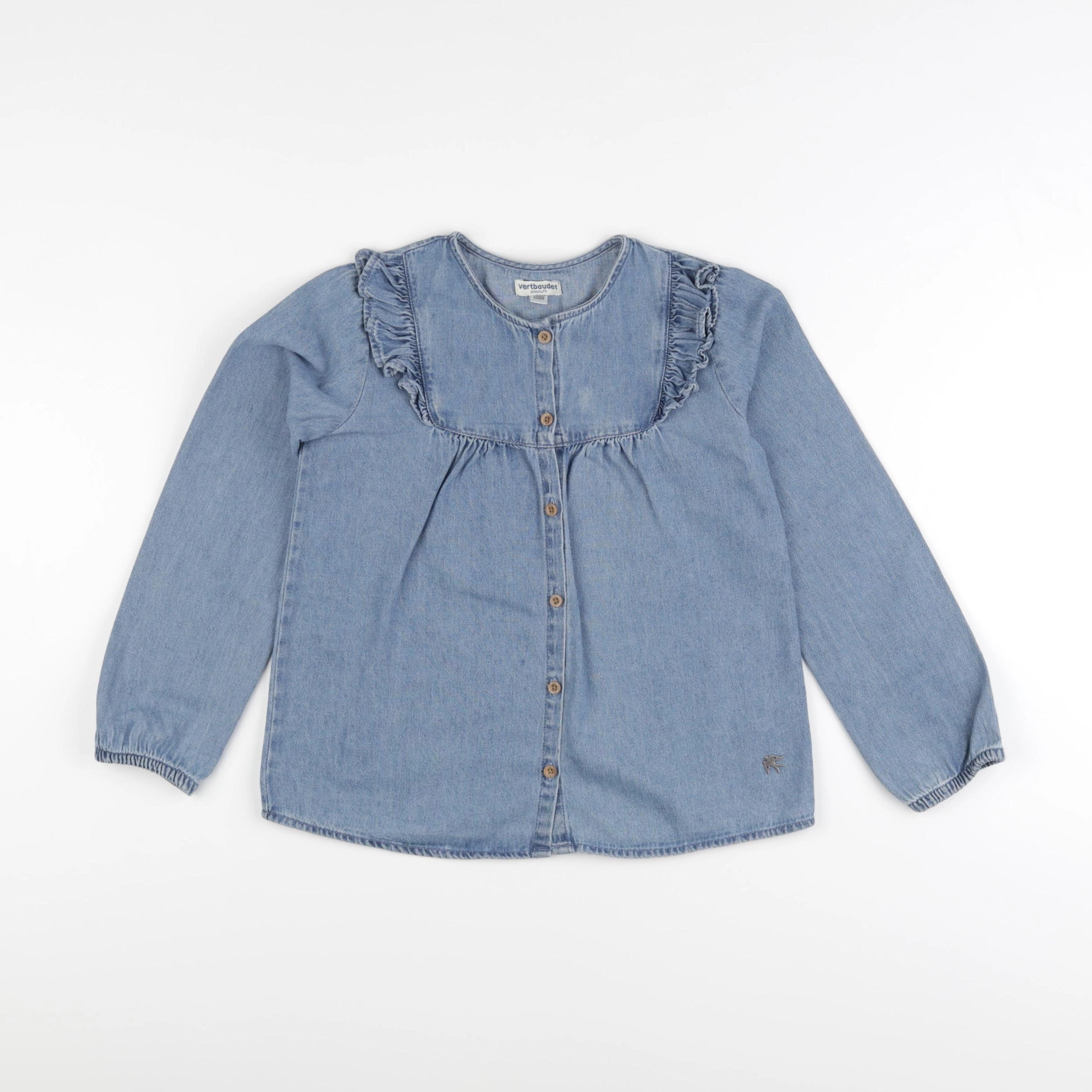 Vertbaudet - blouse bleu - 9 ans