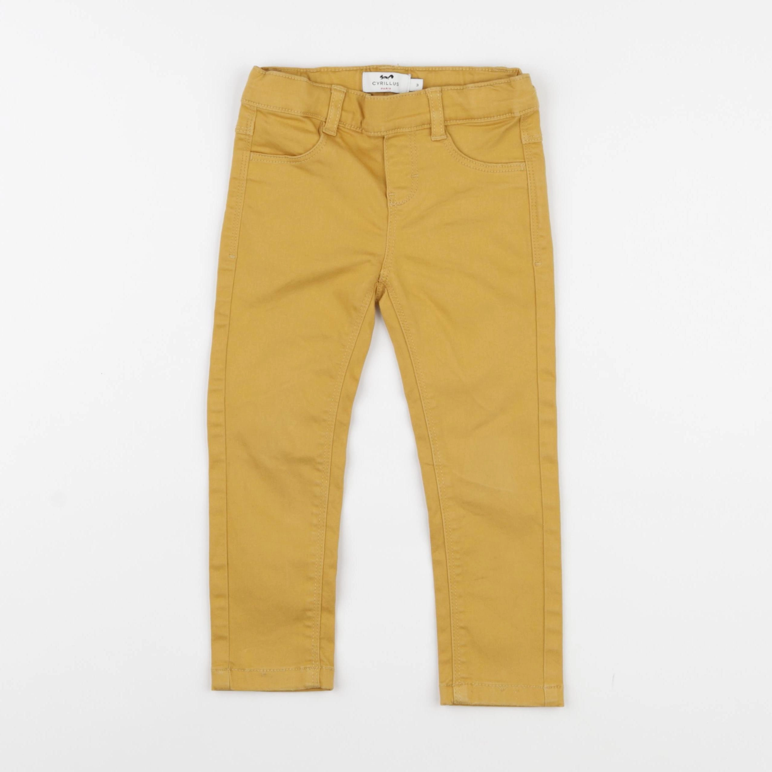 Cyrillus - jegging jaune - 3 ans