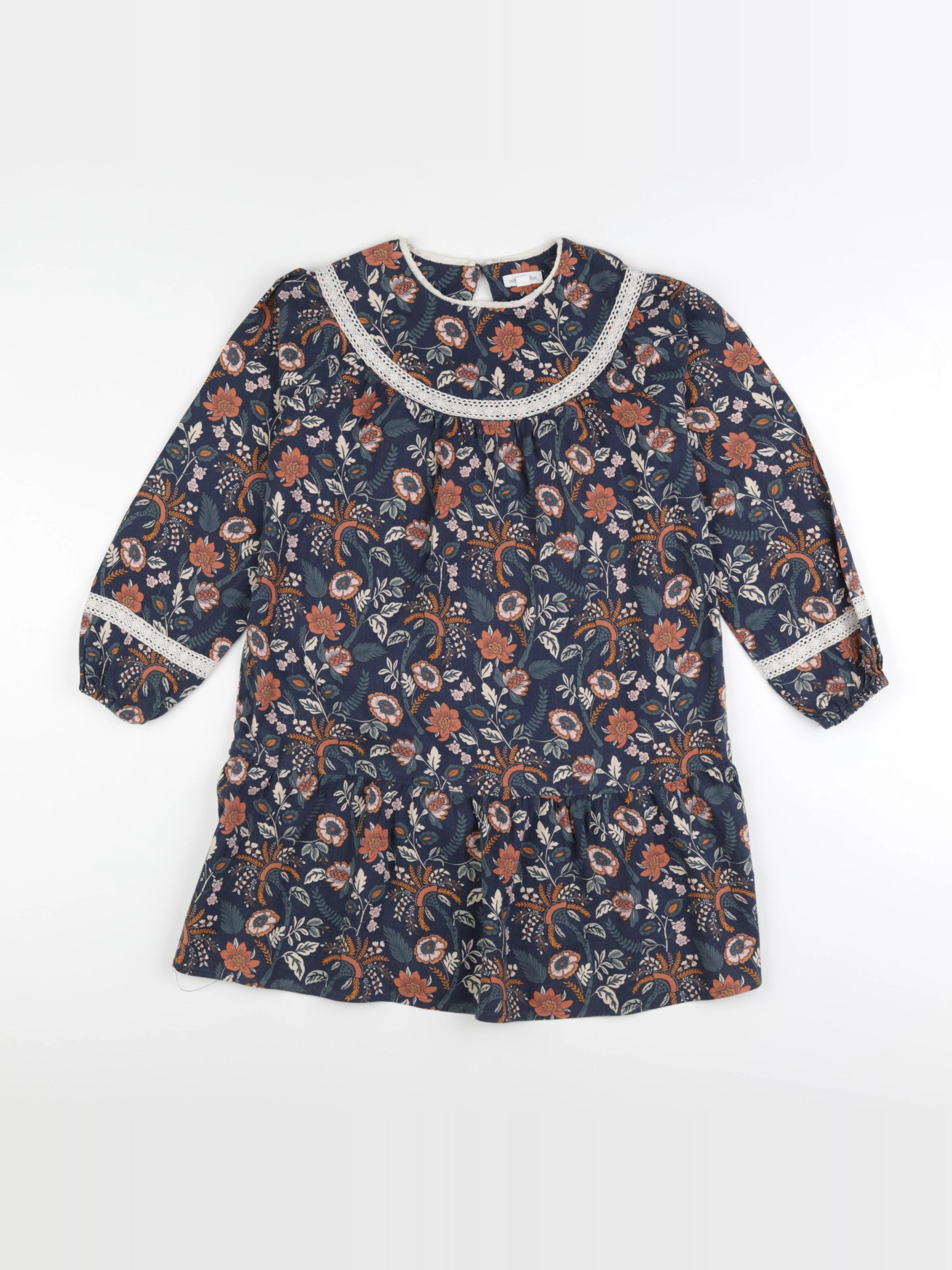 Vertbaudet - robe bleu - 9 ans