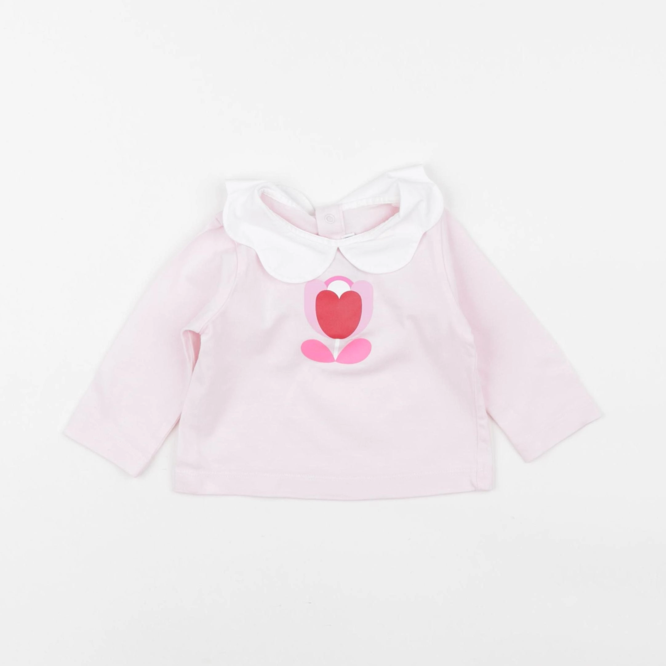 Jacadi - tee-shirt rose - 6 mois