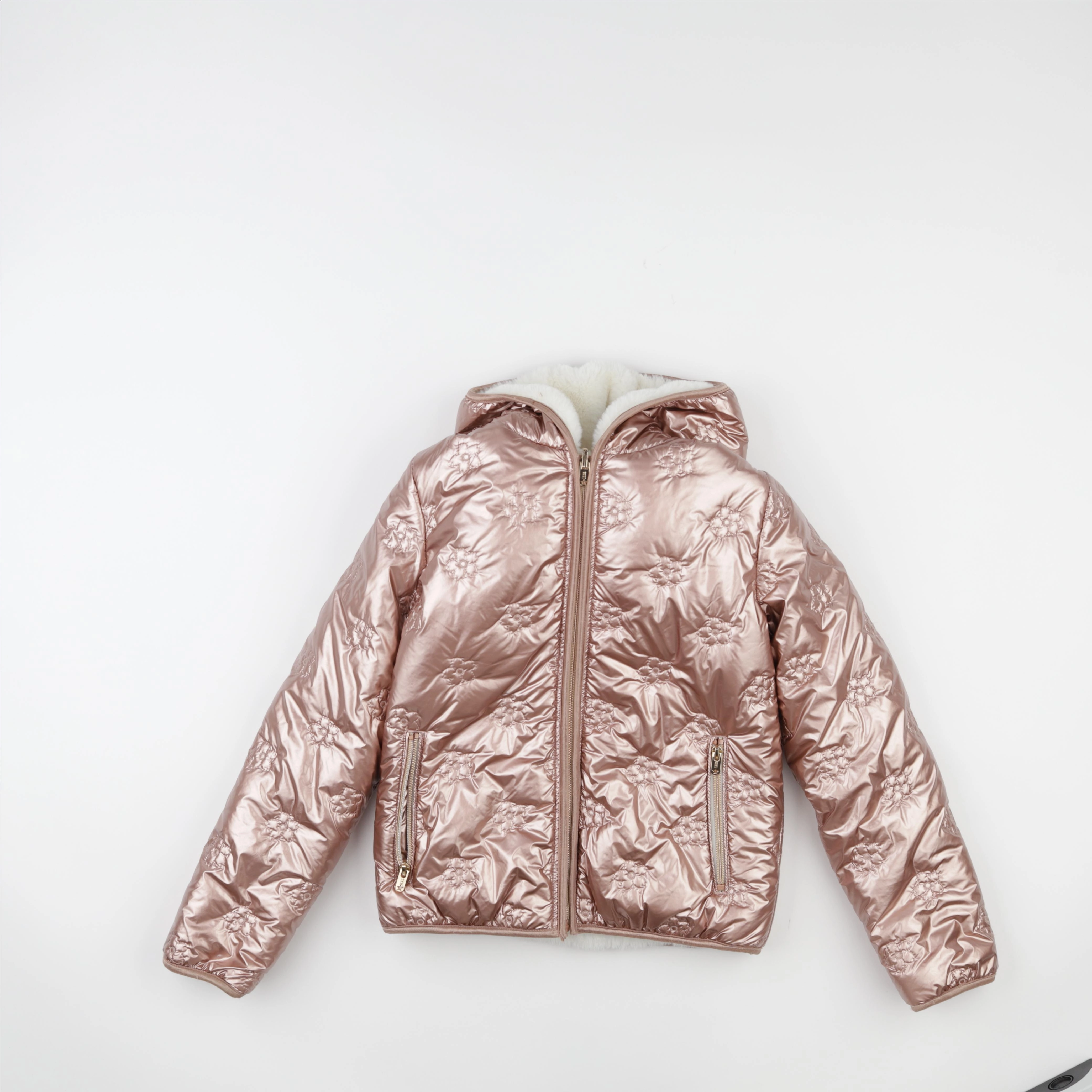 IKKS - doudoune réversible rose - 10 ans