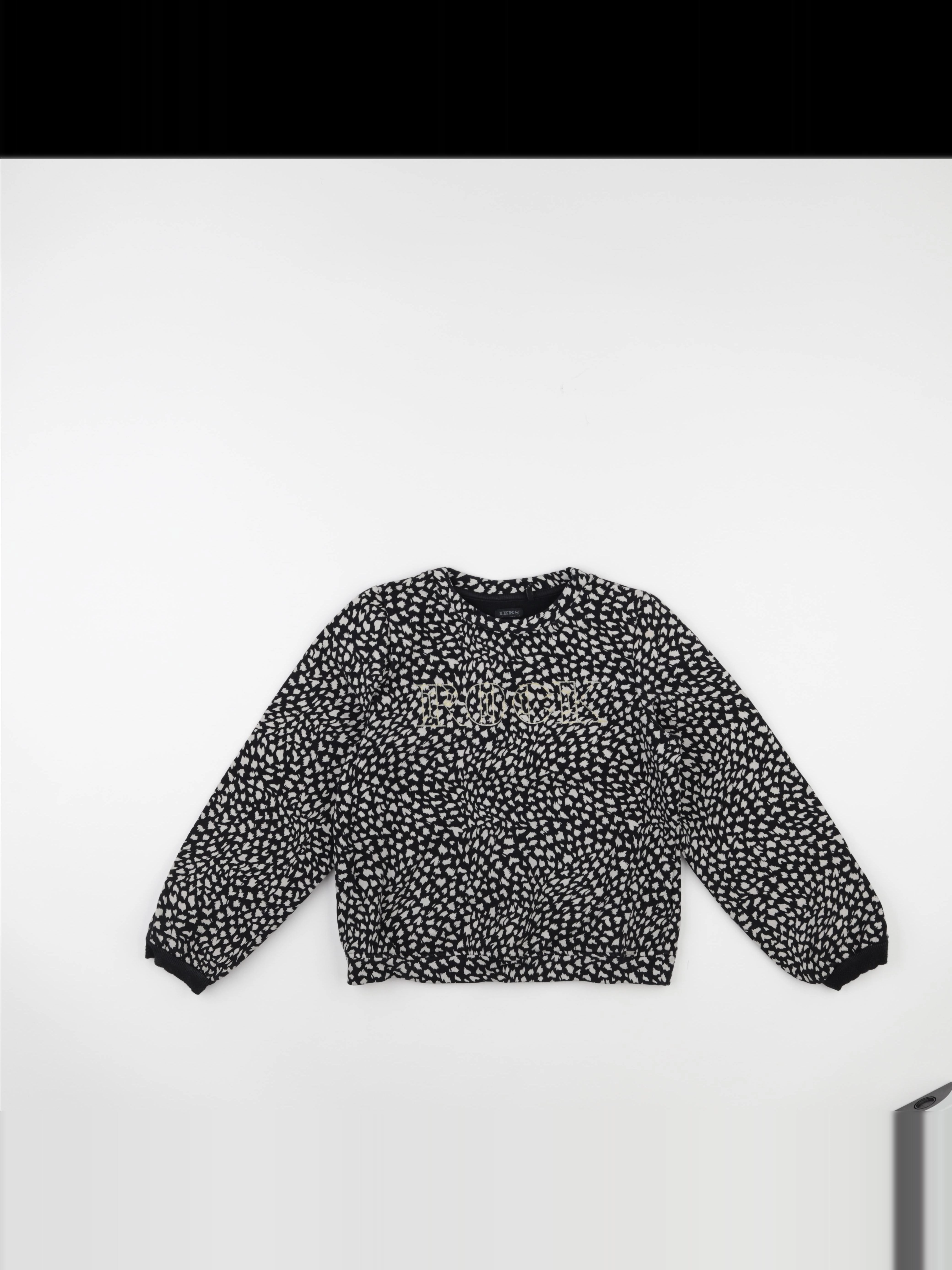 IKKS - sweat noir - 10 ans