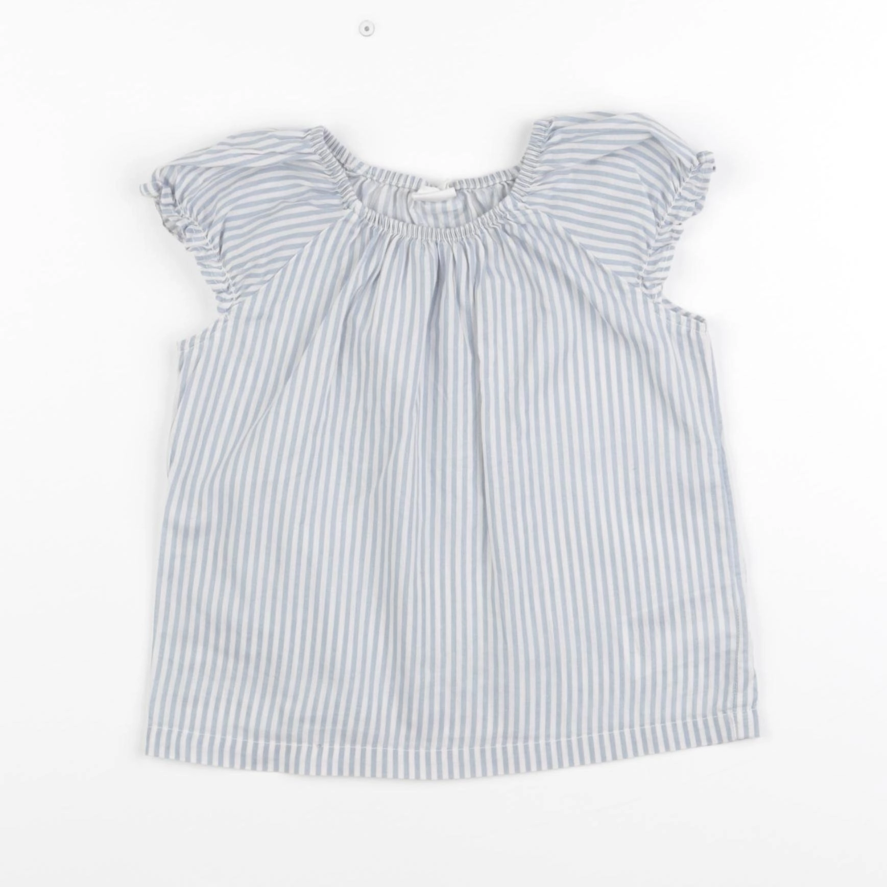 H&M - blouse bleu - 9/12 mois