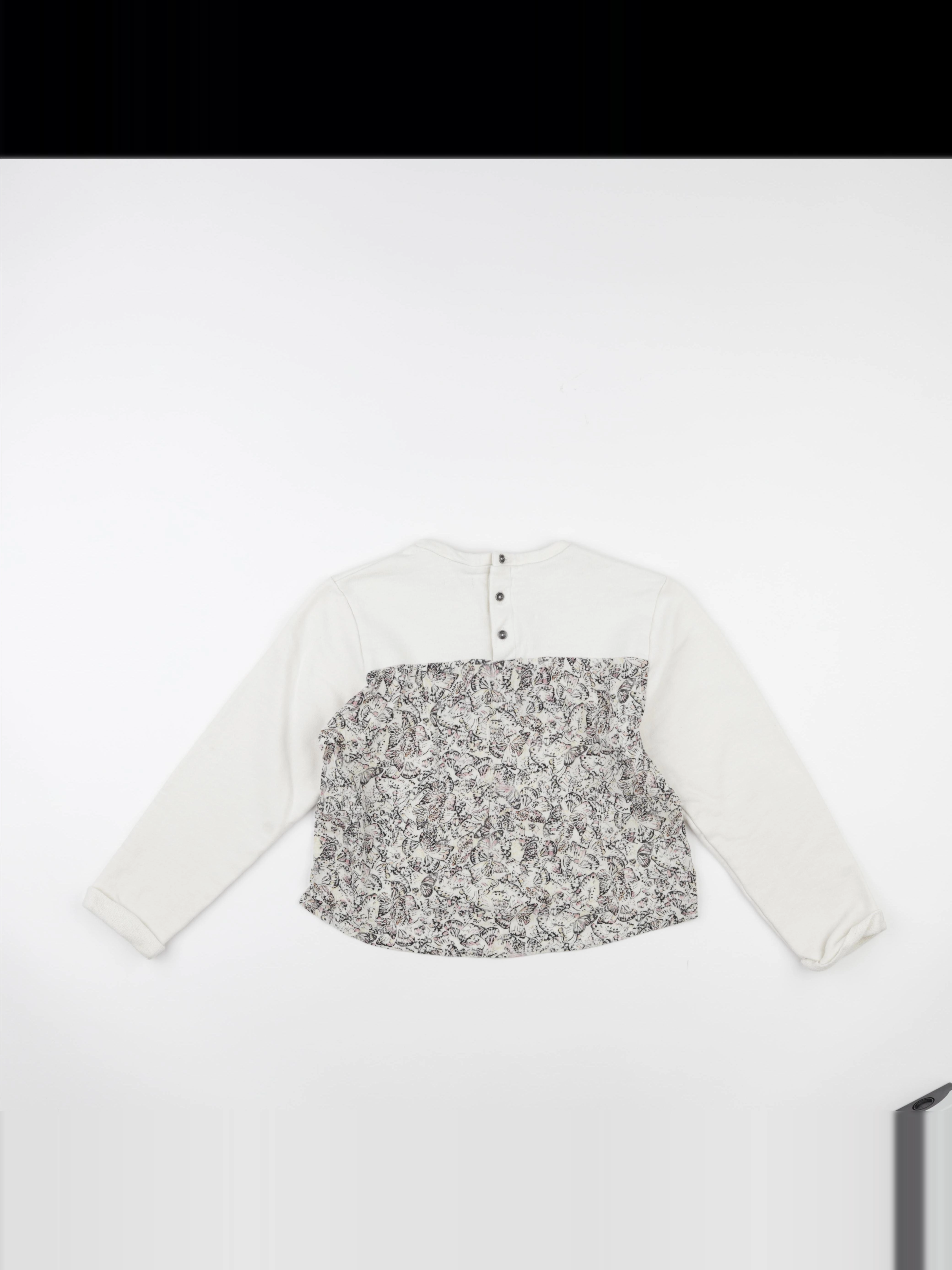 IKKS - sweat blanc - 10 ans