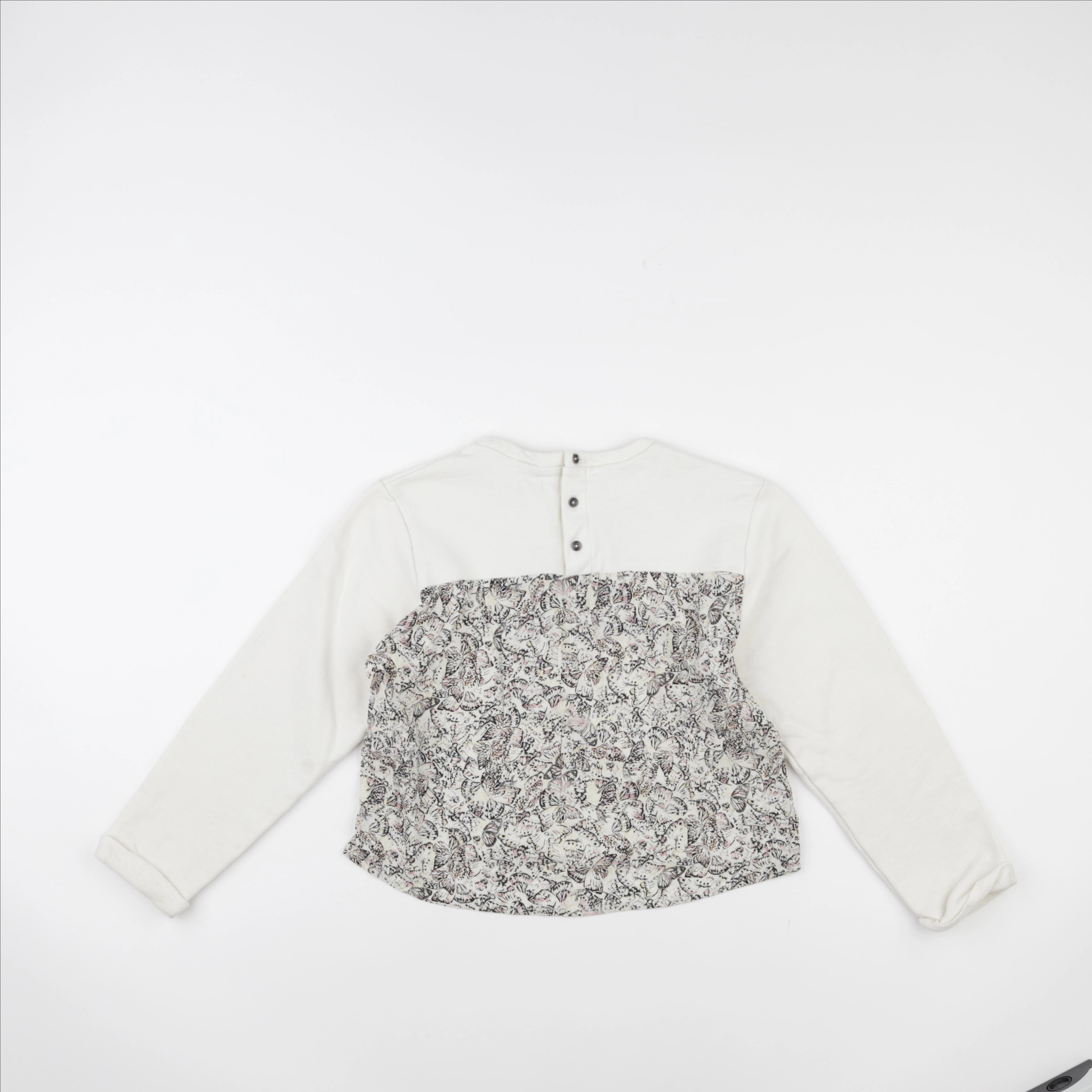IKKS - sweat blanc - 10 ans
