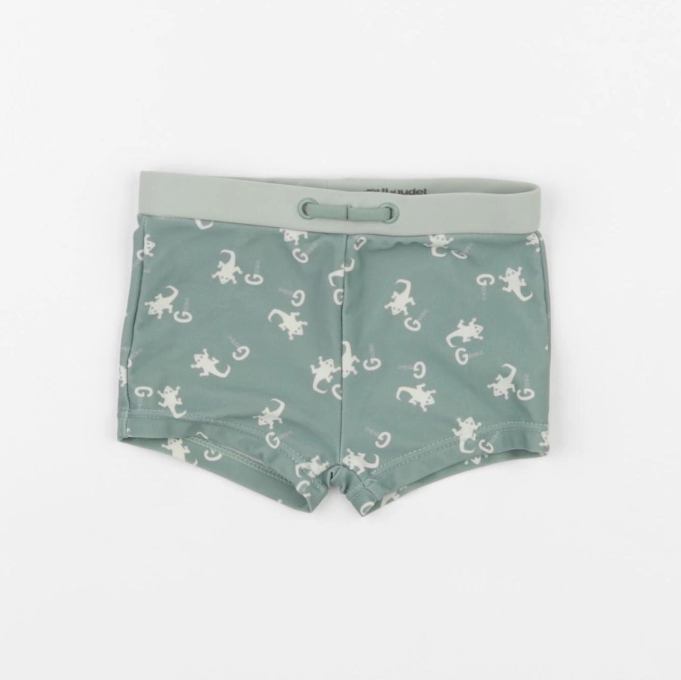 Vertbaudet - maillot de bain vert - 6 mois
