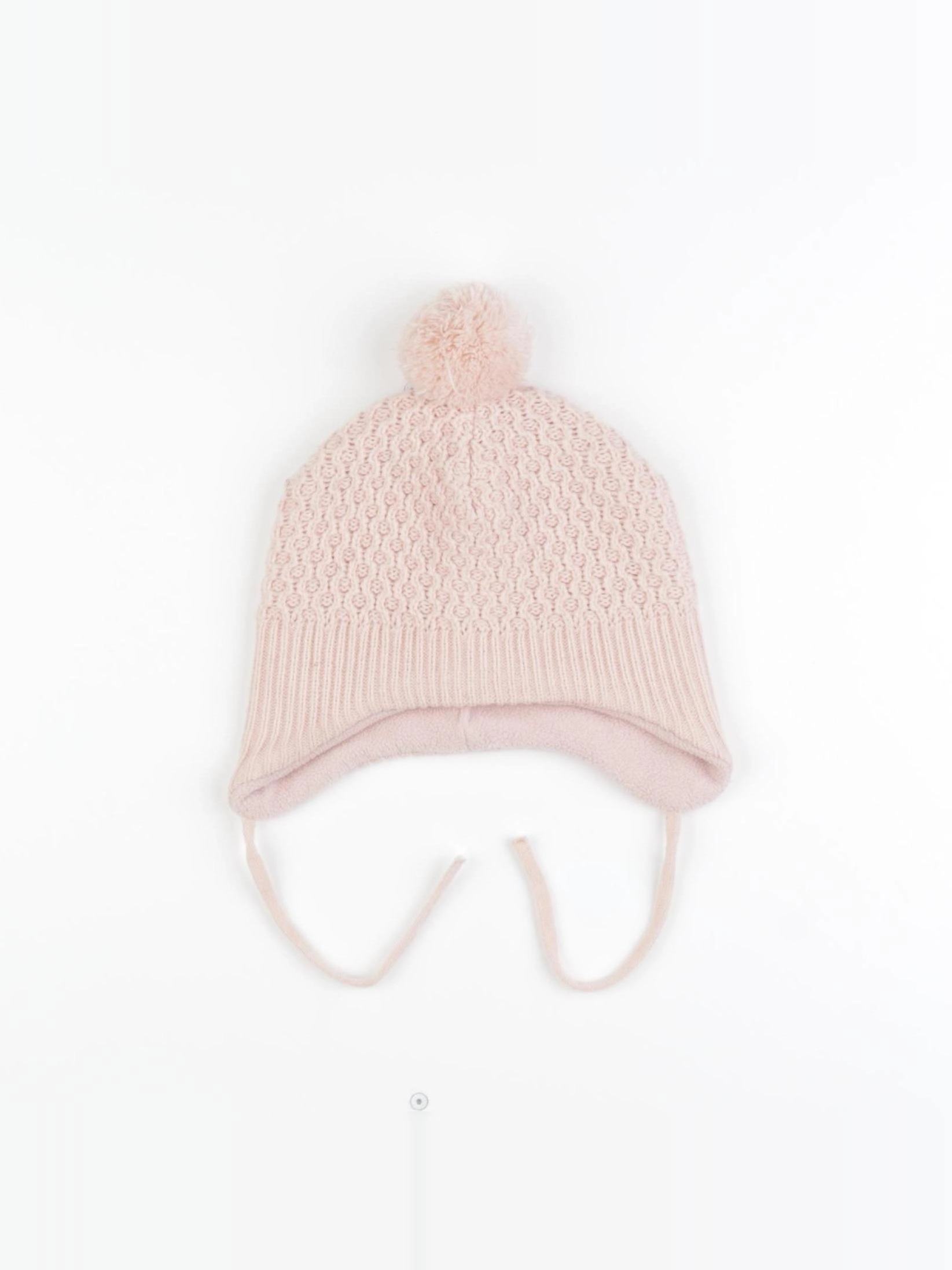 H&M - bonnet rose - 9/12 mois