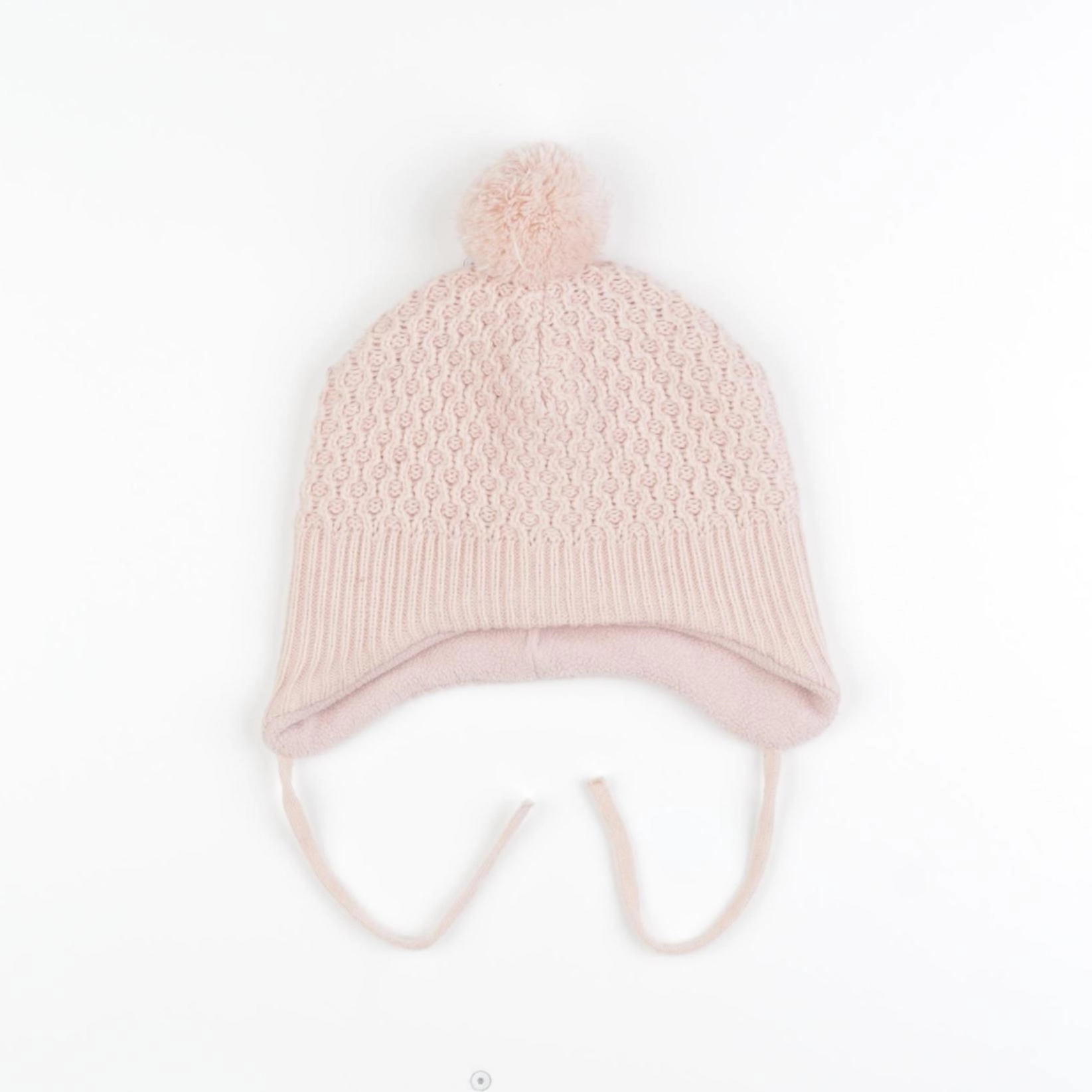 H&M - bonnet rose - 9/12 mois