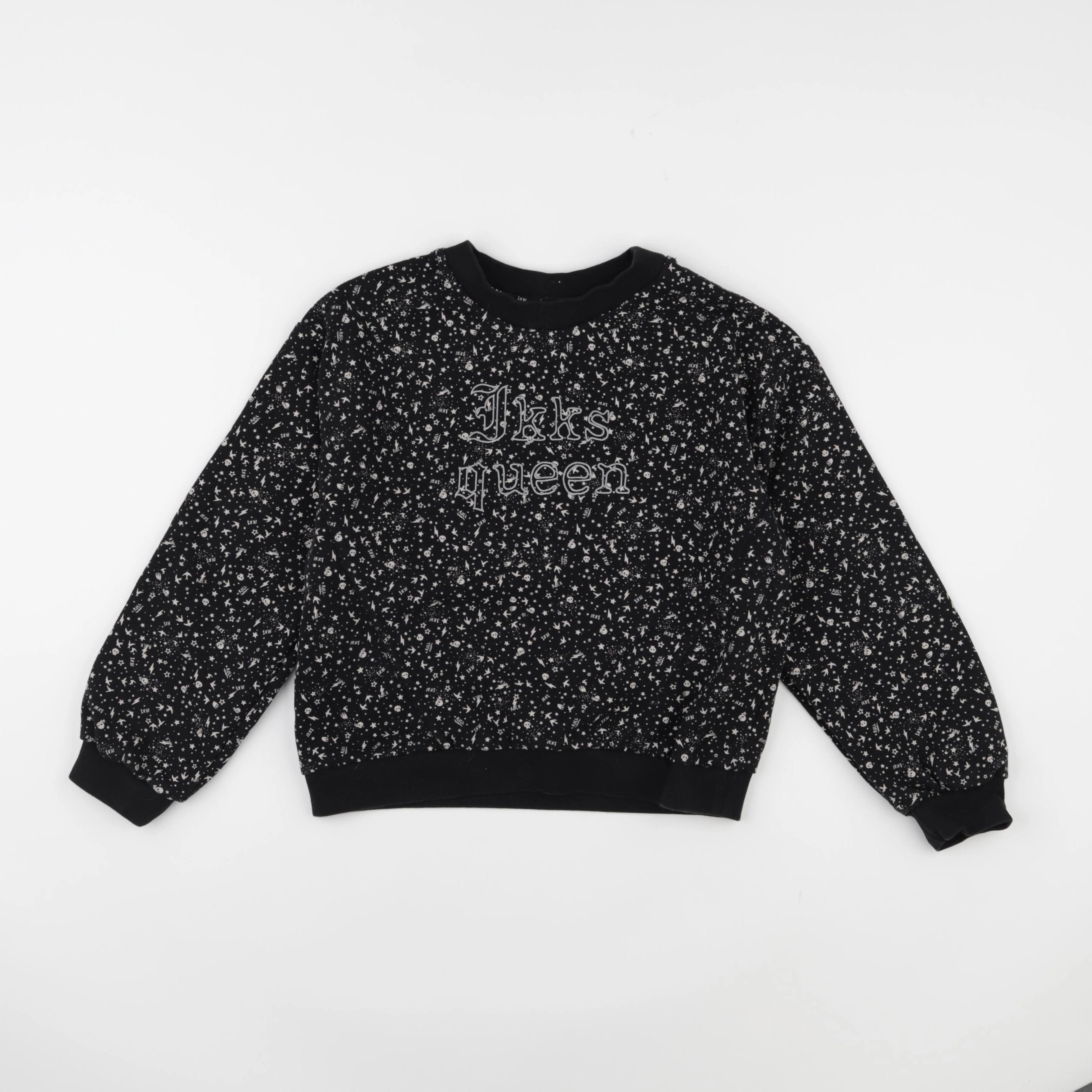 IKKS - sweat noir - 10 ans