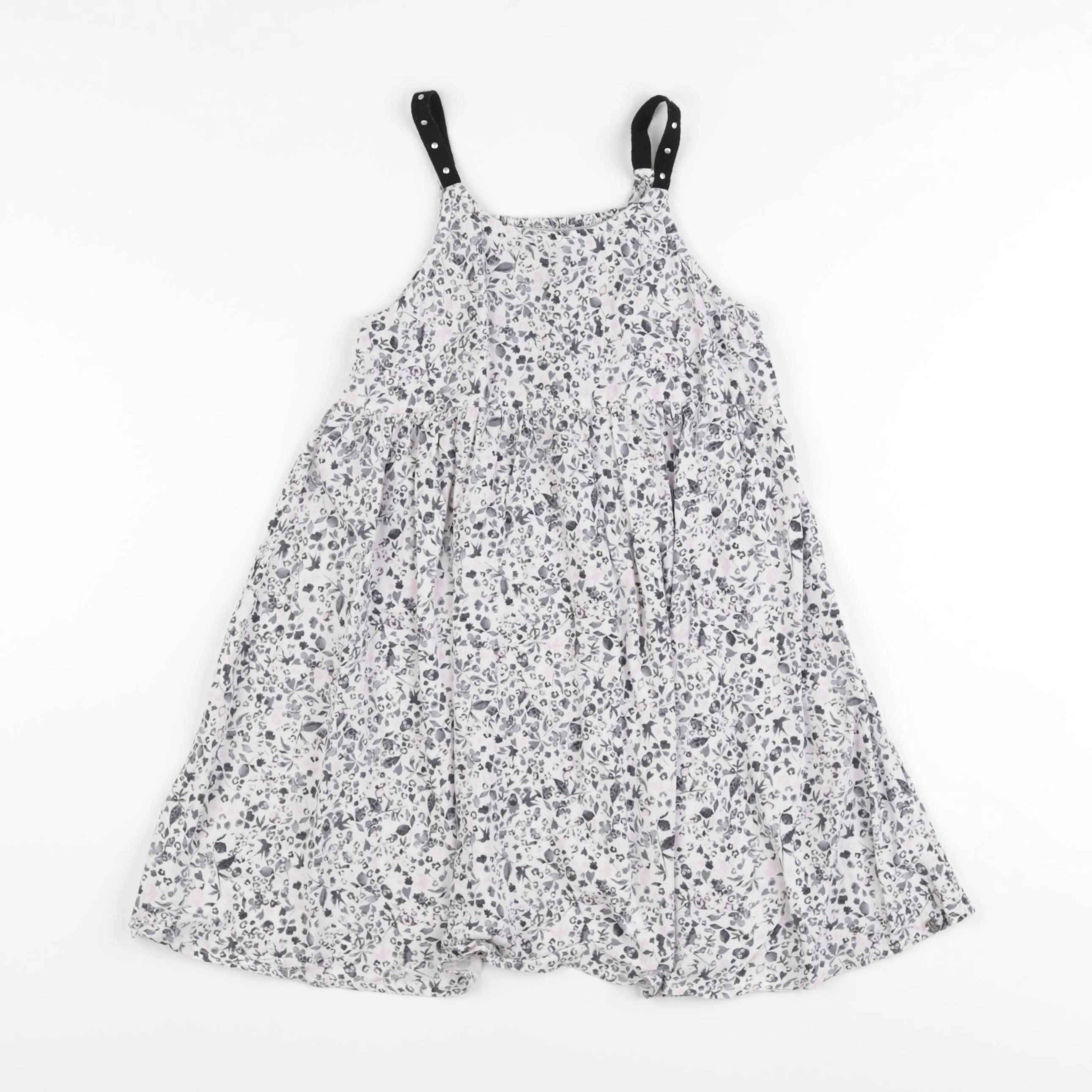 IKKS - robe blanc, gris - 6 ans