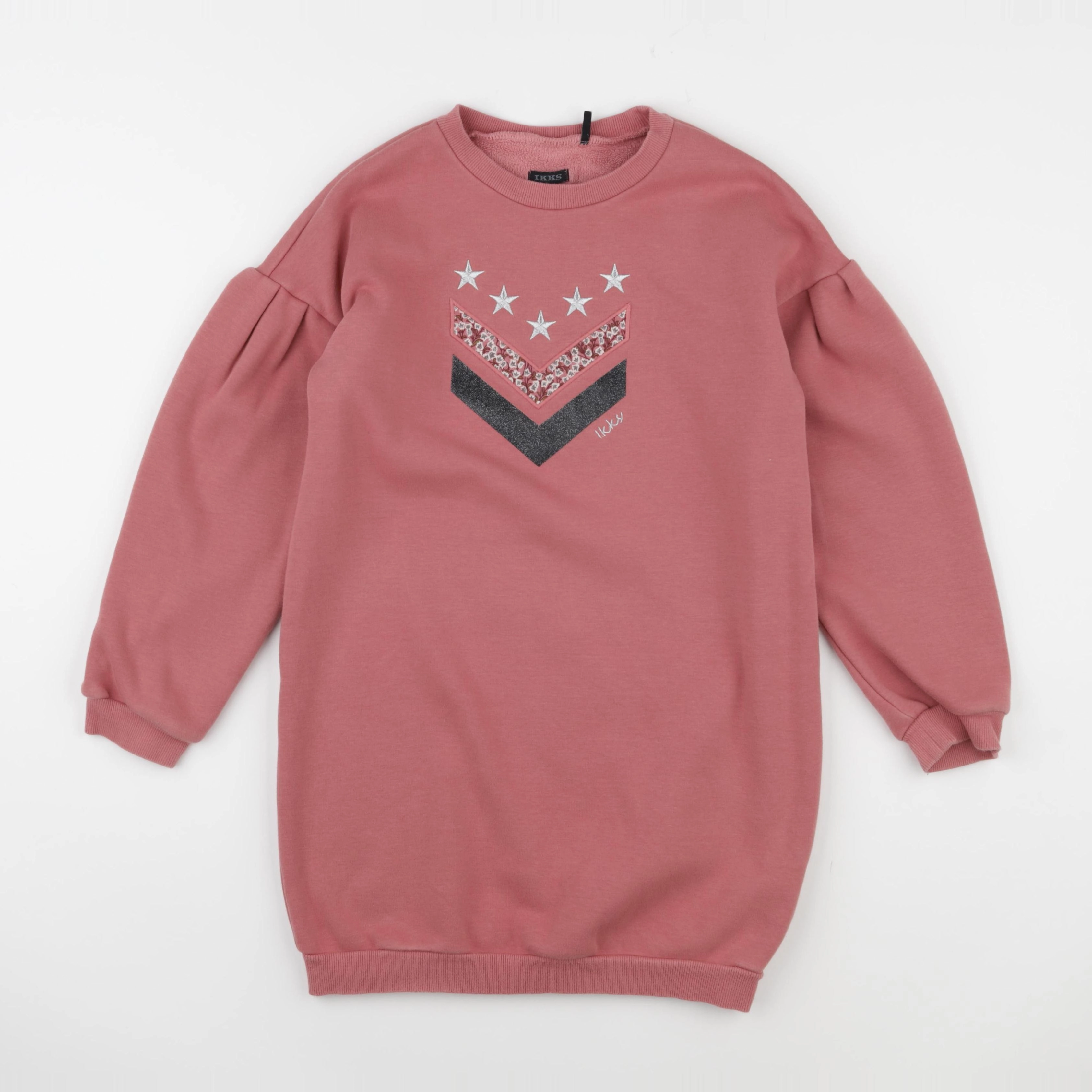 IKKS - robe rose - 10 ans