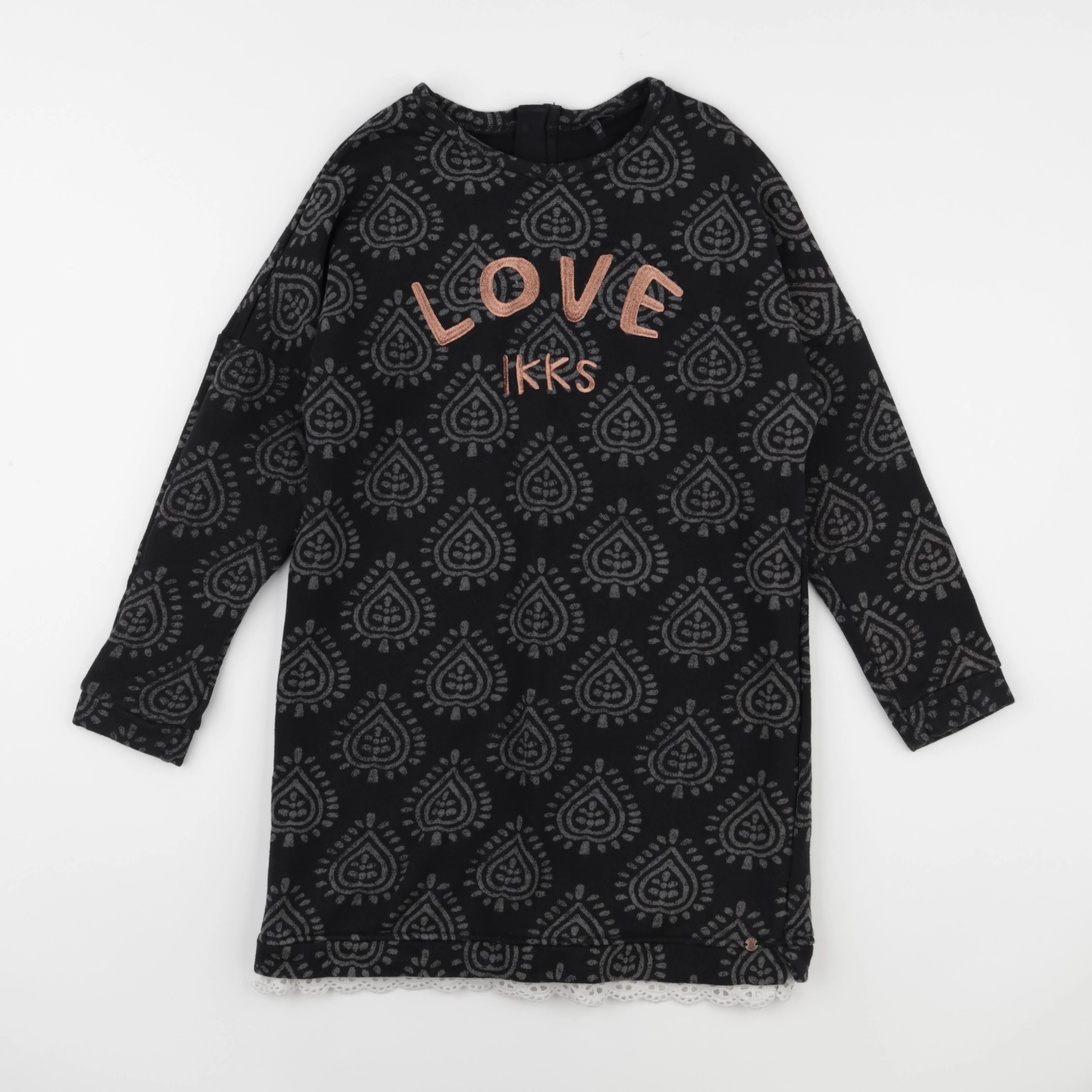 IKKS - robe noir - 10 ans