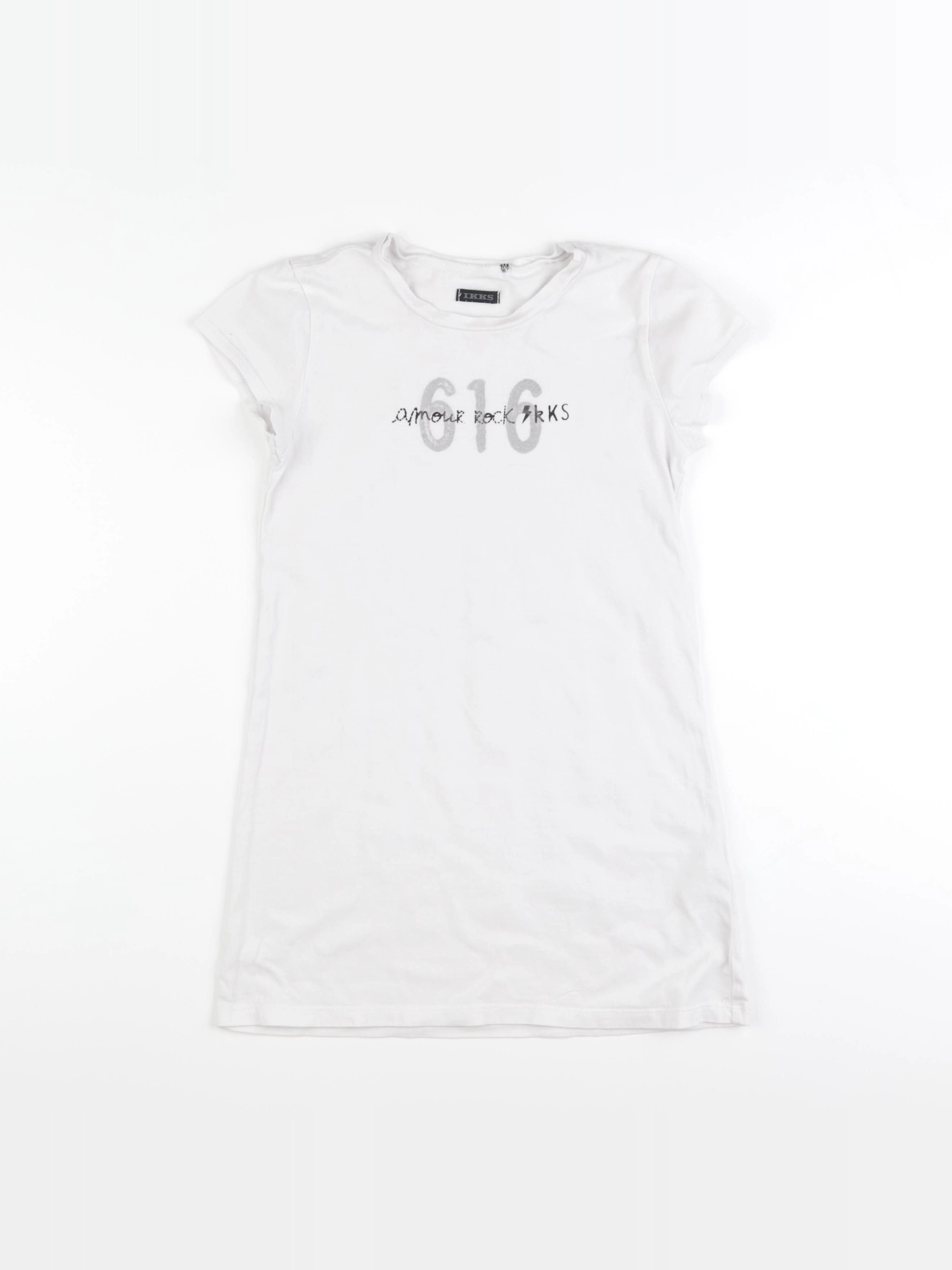 IKKS - robe blanc - 8 ans