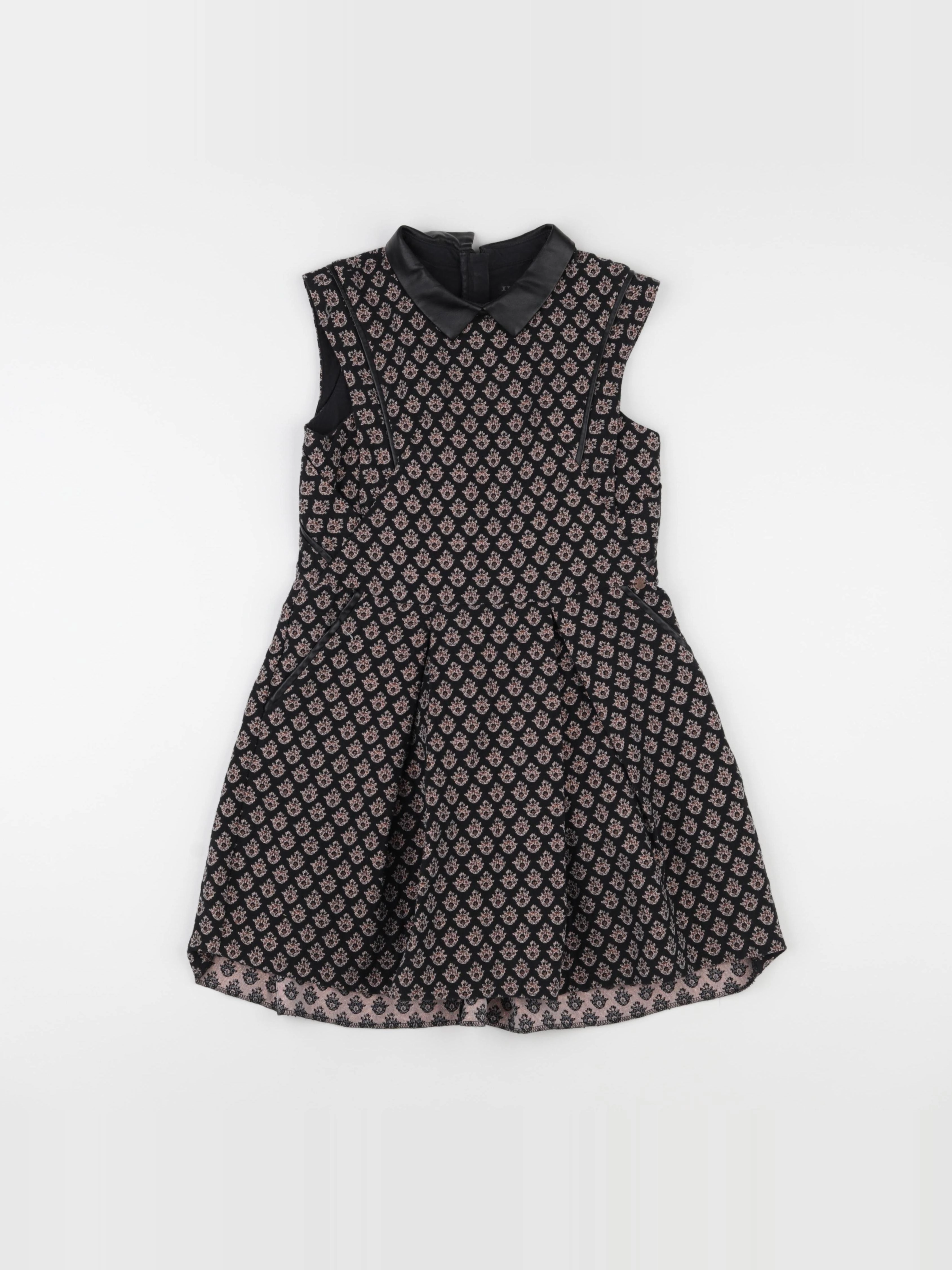 IKKS - robe noir - 8 ans
