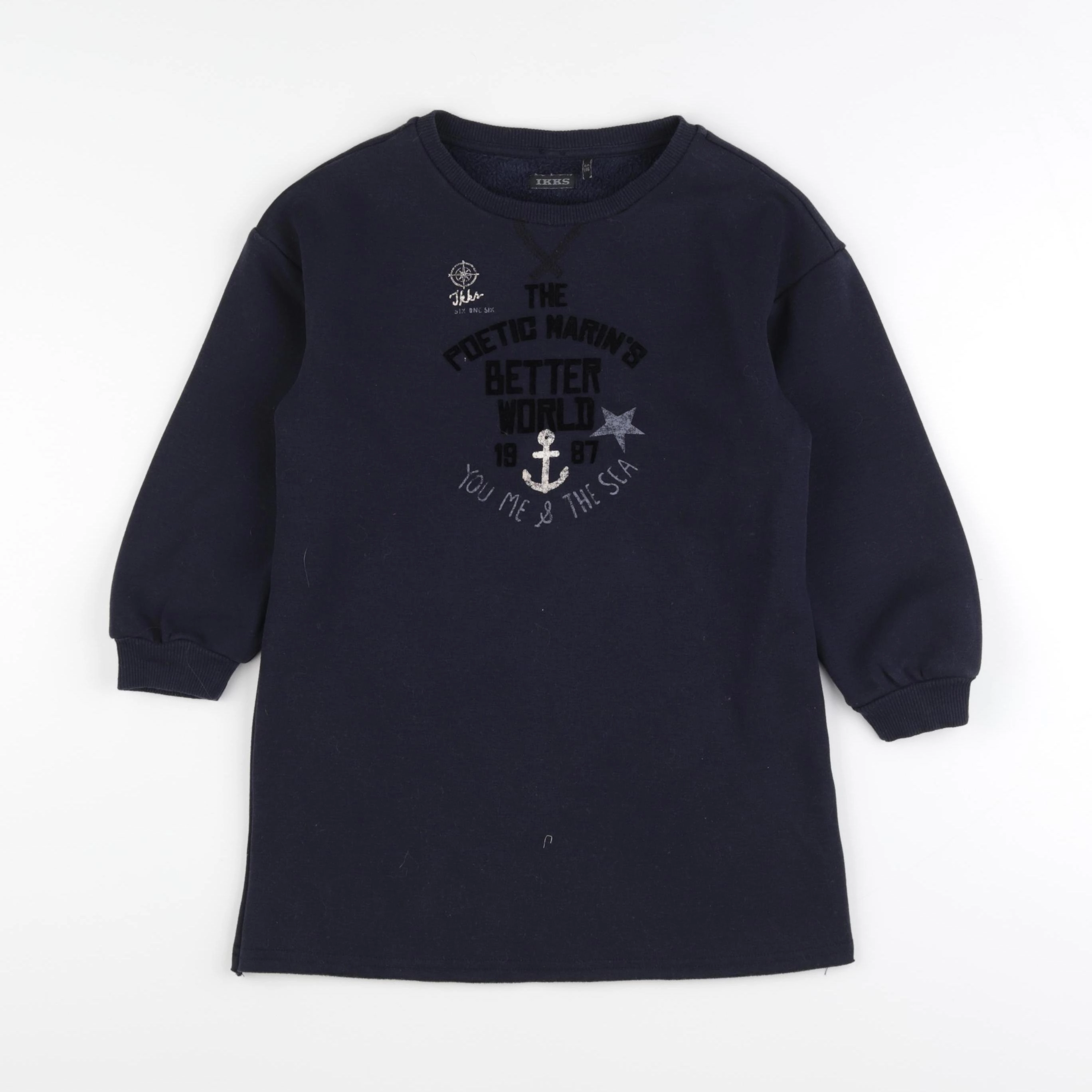 IKKS - robe bleu - 6 ans