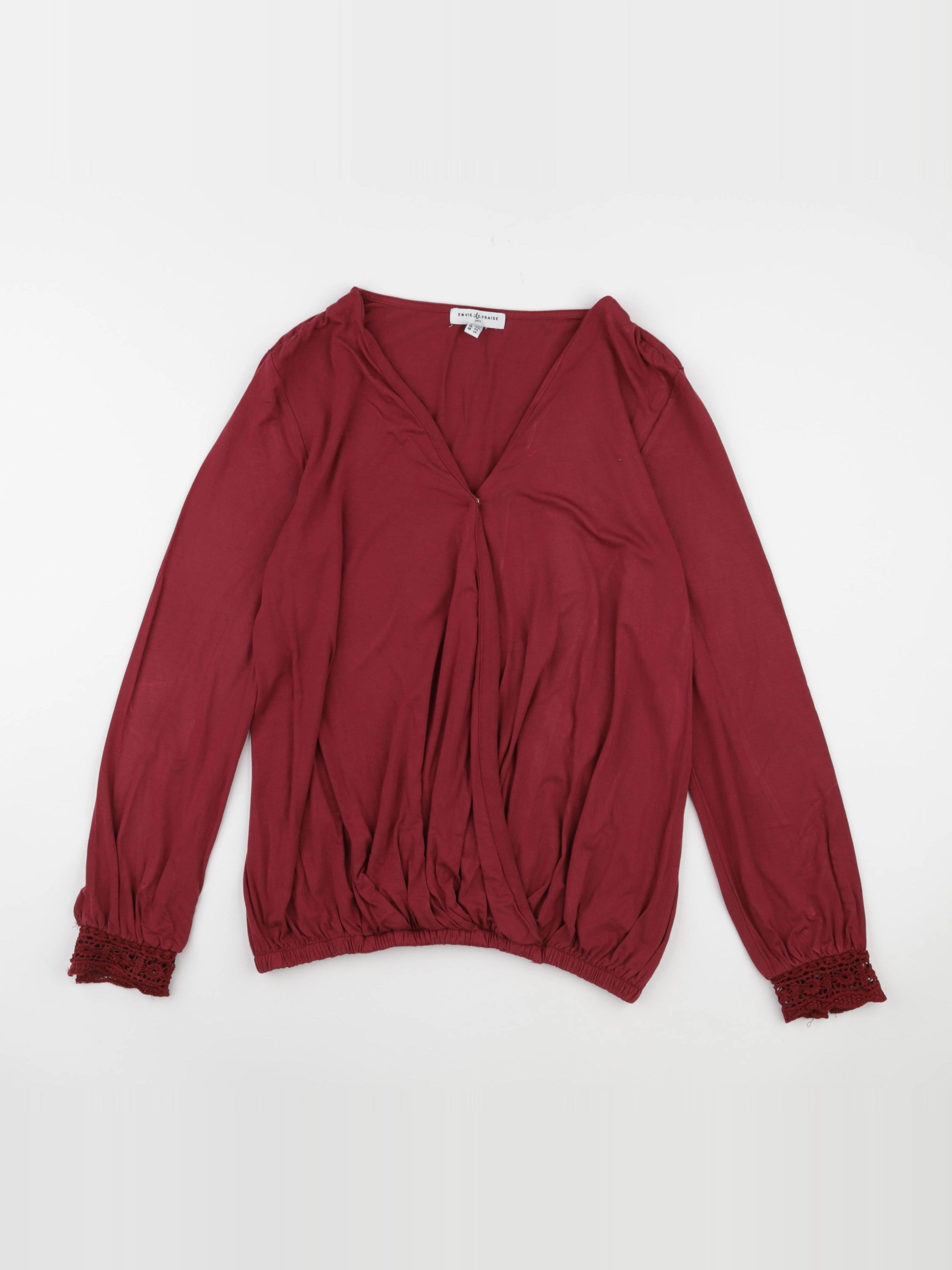 Envie de fraise - tee-shirt grossesse, allaitement rouge - 34 à 36
