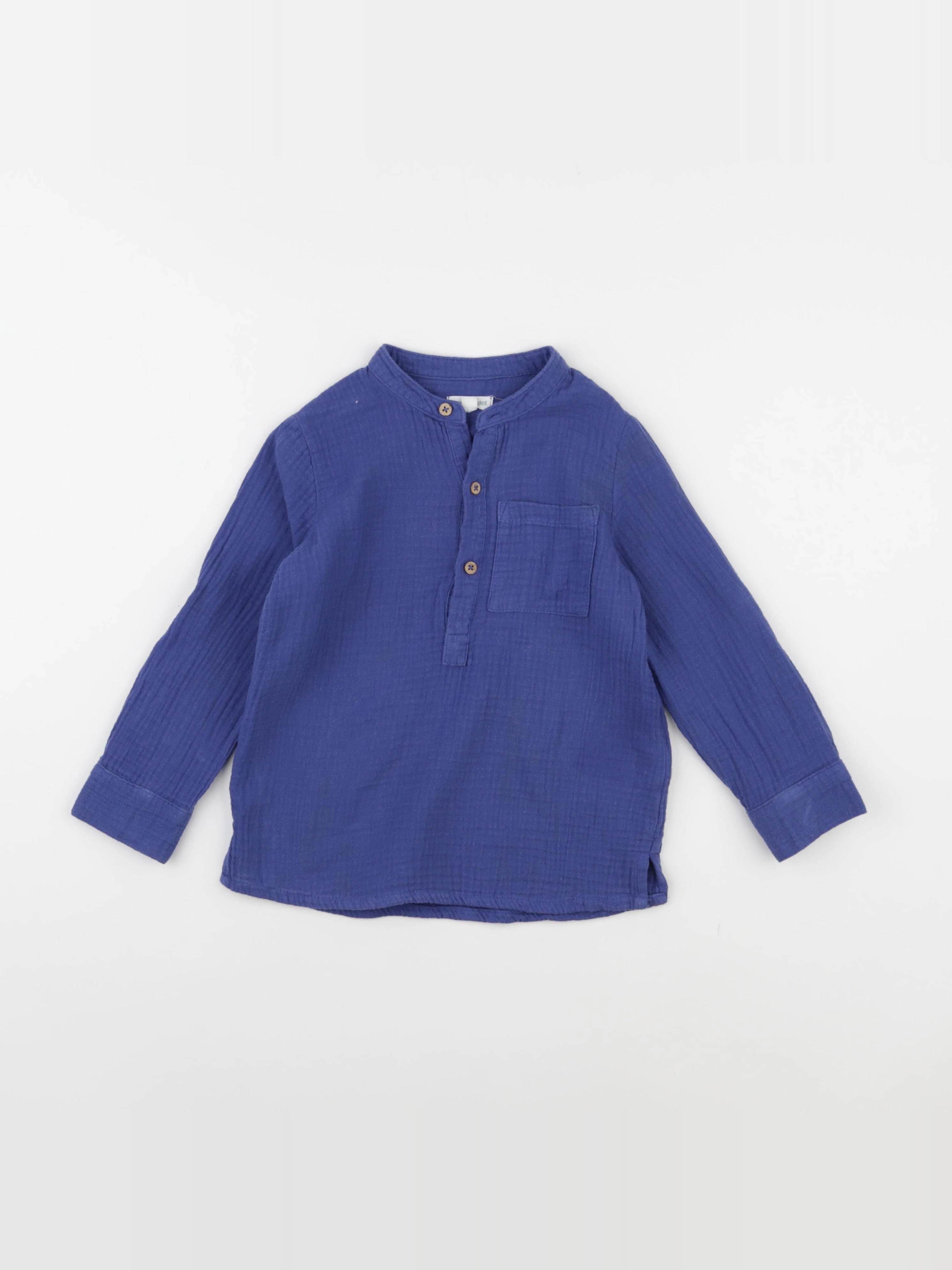 Vertbaudet - chemise bleu - 5 ans