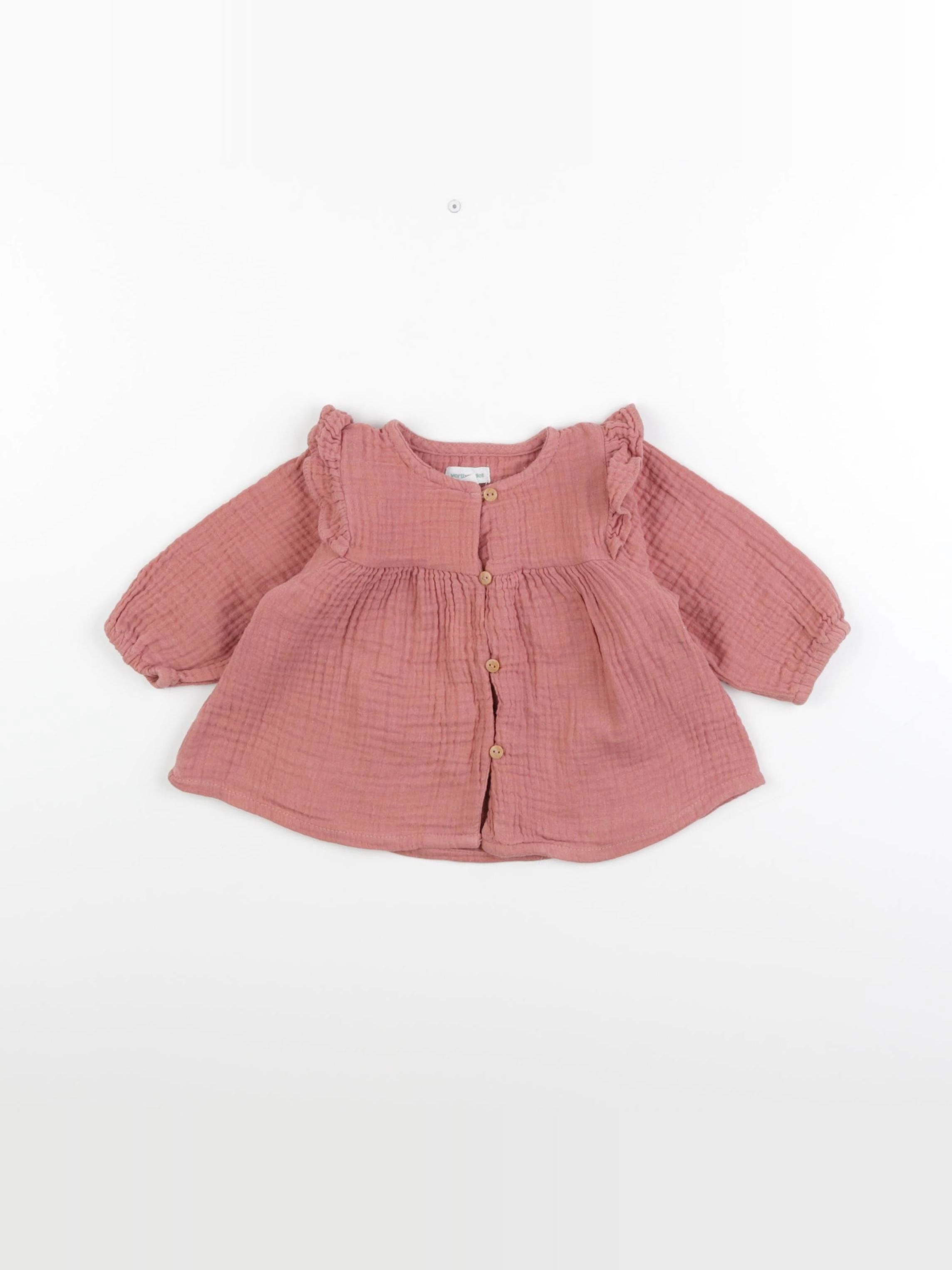 Vertbaudet - blouse rose - 3 mois
