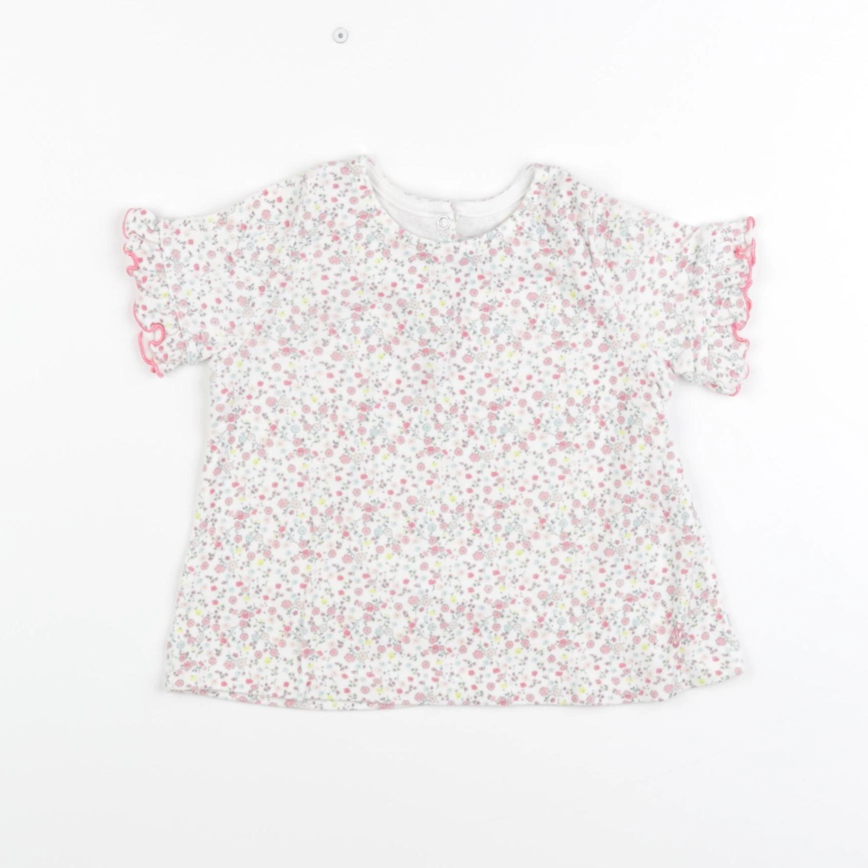 Petit Bateau - tee-shirt rose - 18 mois