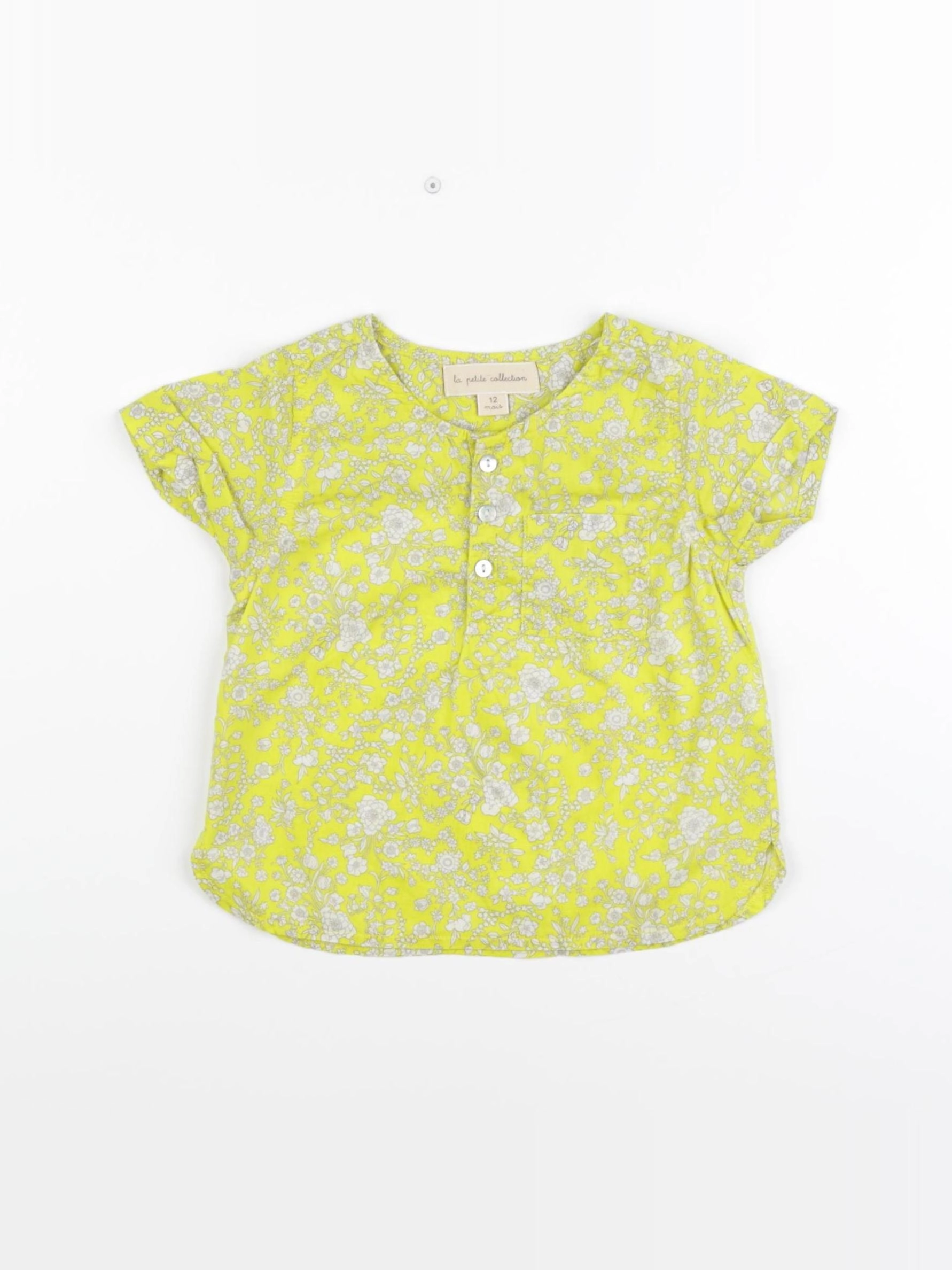 La Petite Collection - blouse jaune - 12 mois