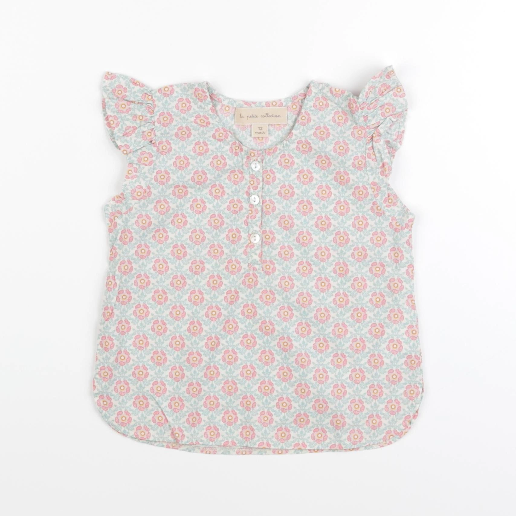 La Petite Collection - blouse bleu - 12 mois