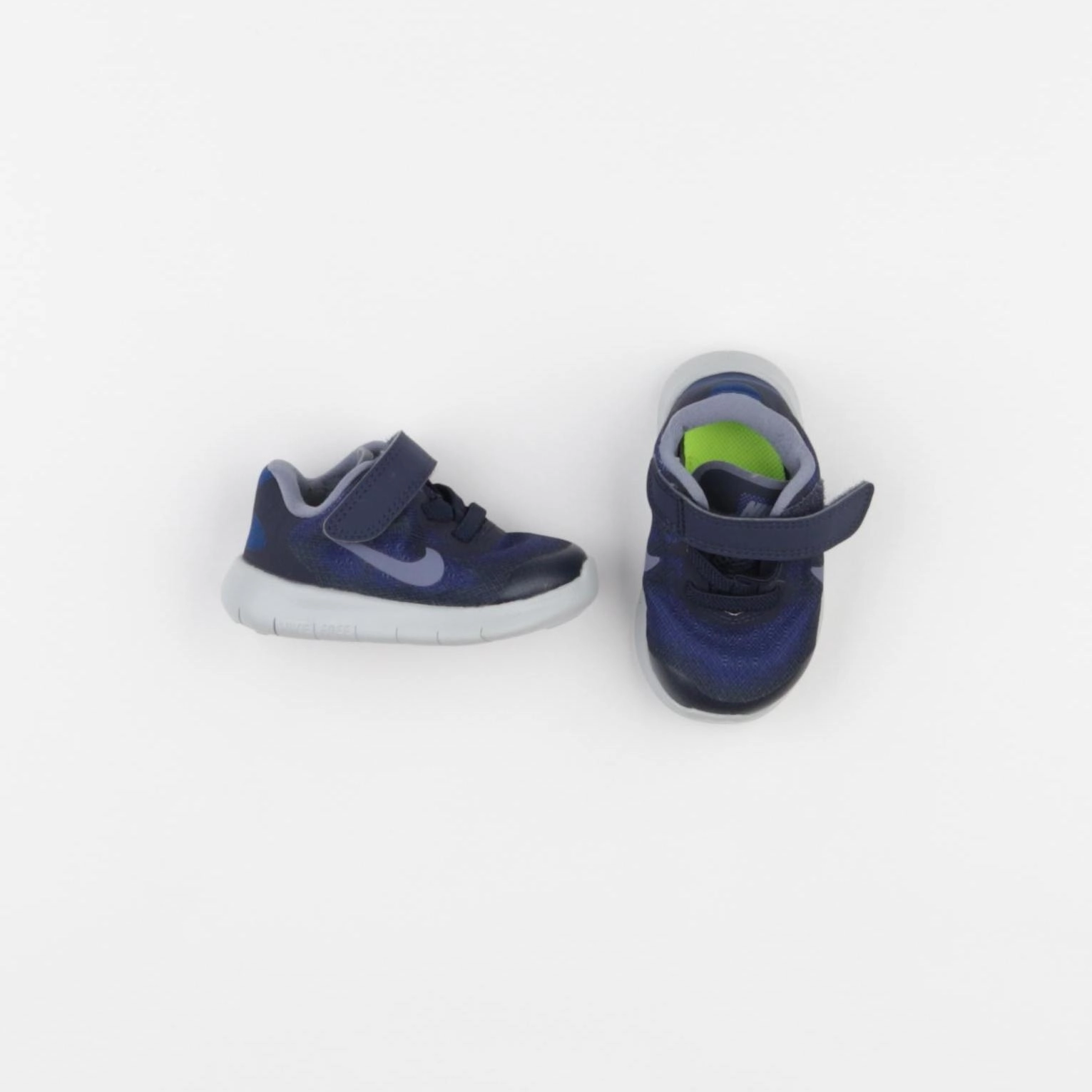 Nike - tennis à scratch/ lacets bleu - pointure 18/19