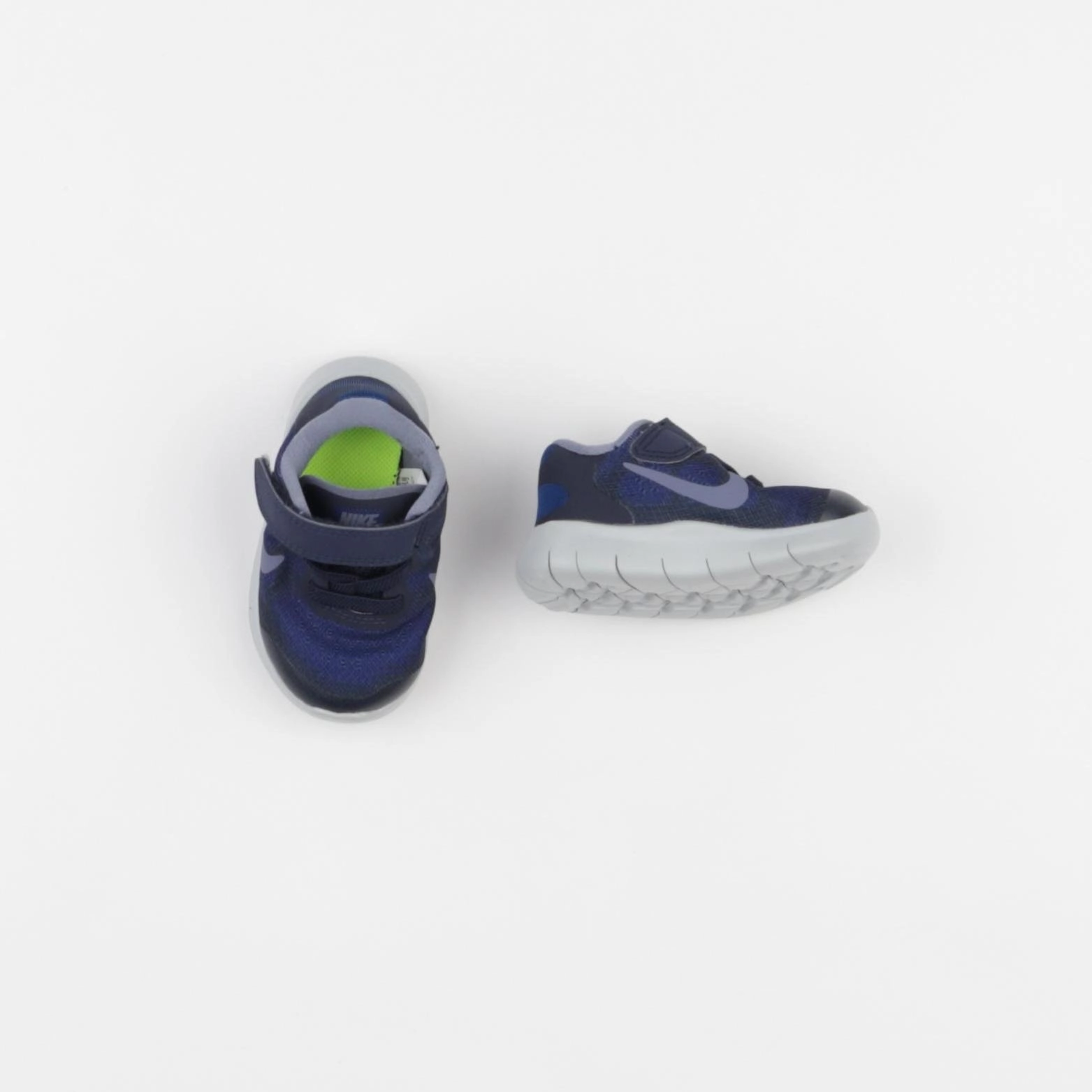 Nike - tennis à scratch/ lacets bleu - pointure 18/19