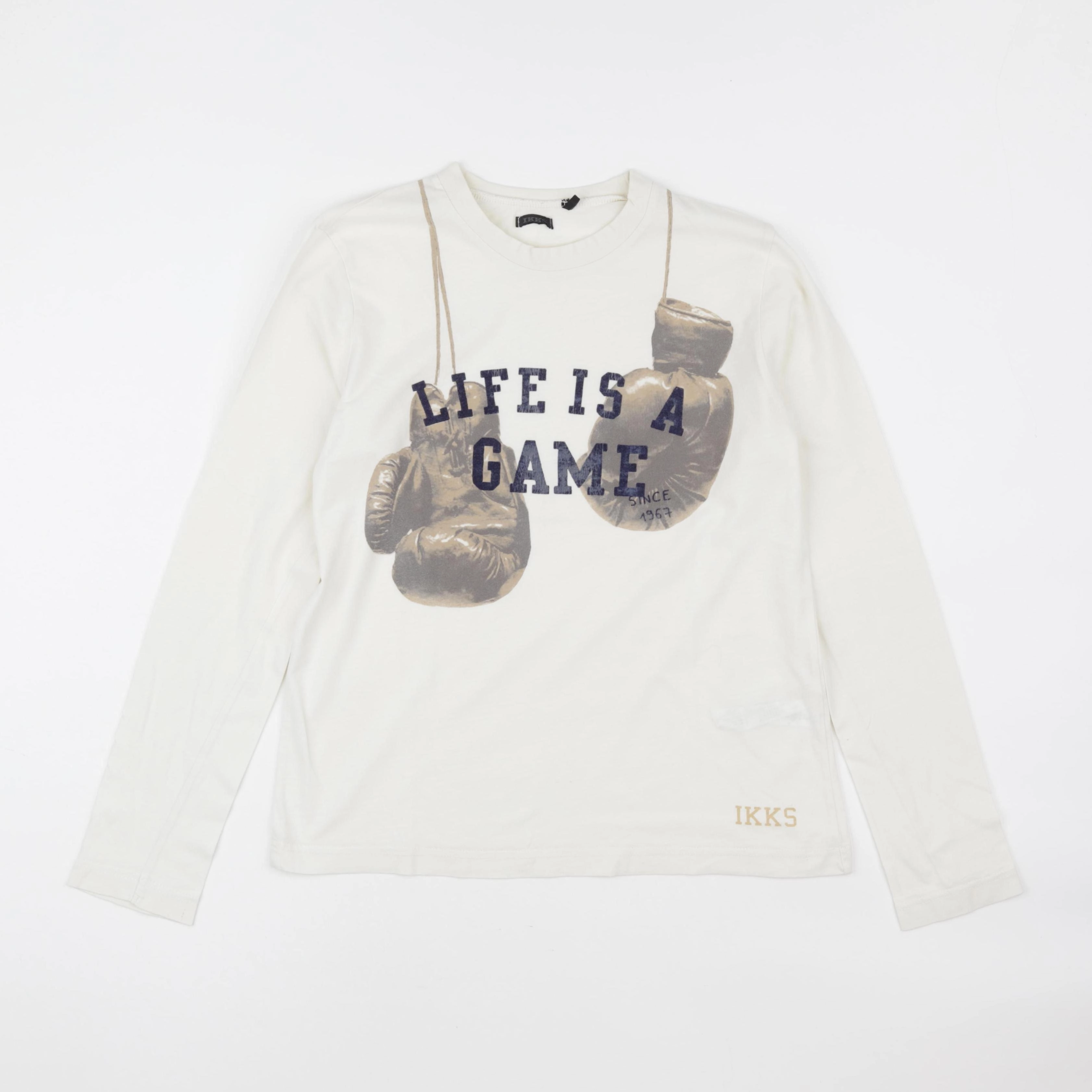 IKKS - tee-shirt beige - 12 ans