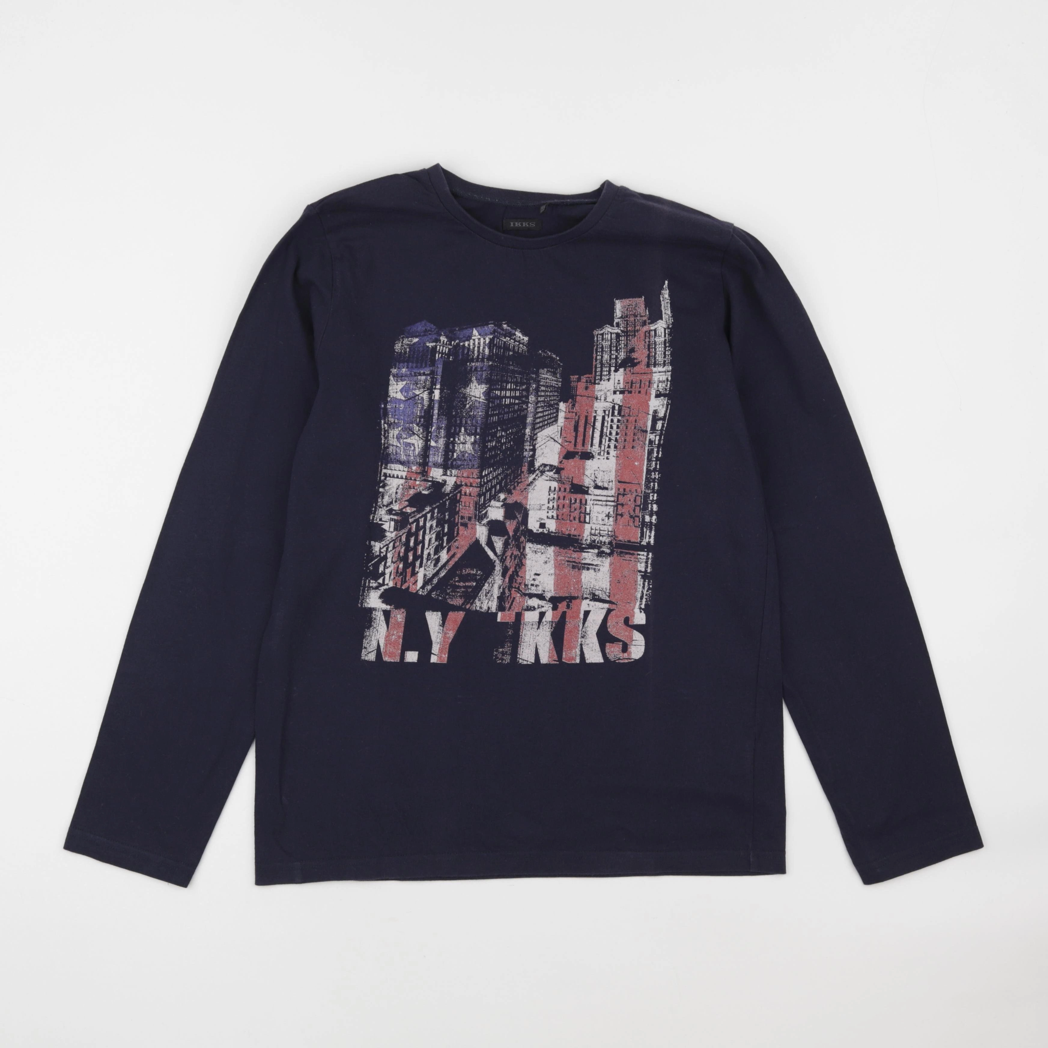 IKKS - tee-shirt bleu - 14 ans