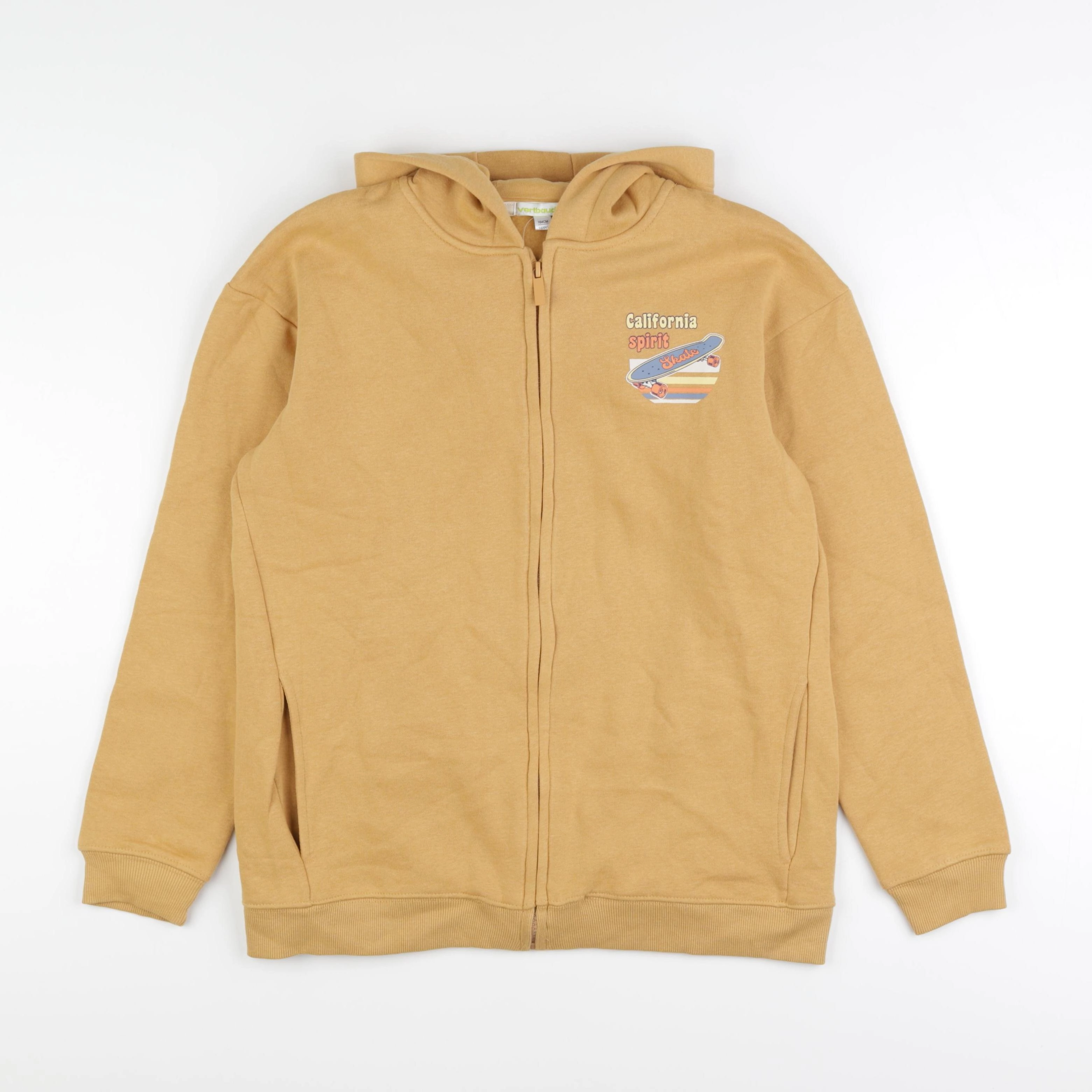Vertbaudet - sweat jaune - 14 ans