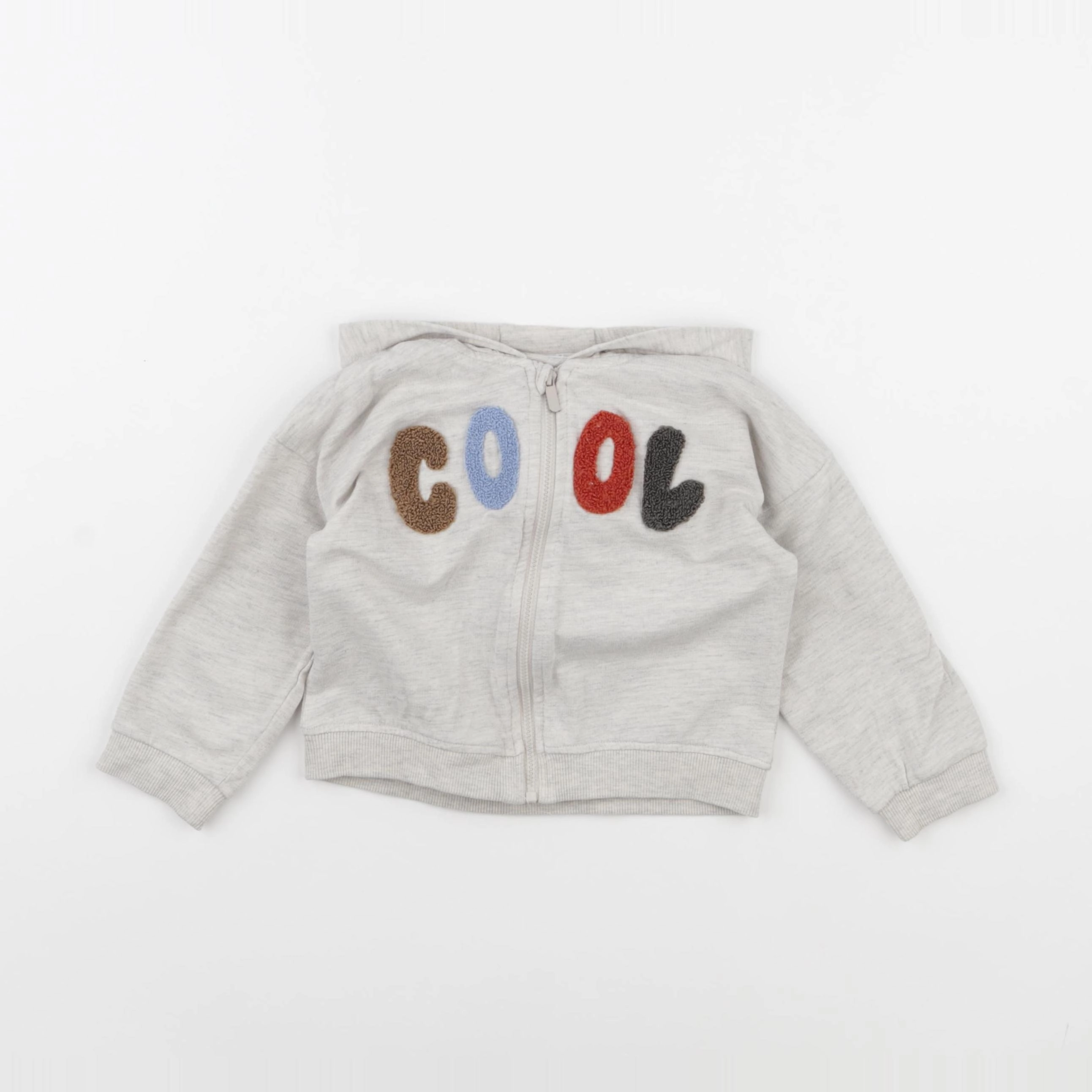 Vertbaudet - sweat gris - 18 mois