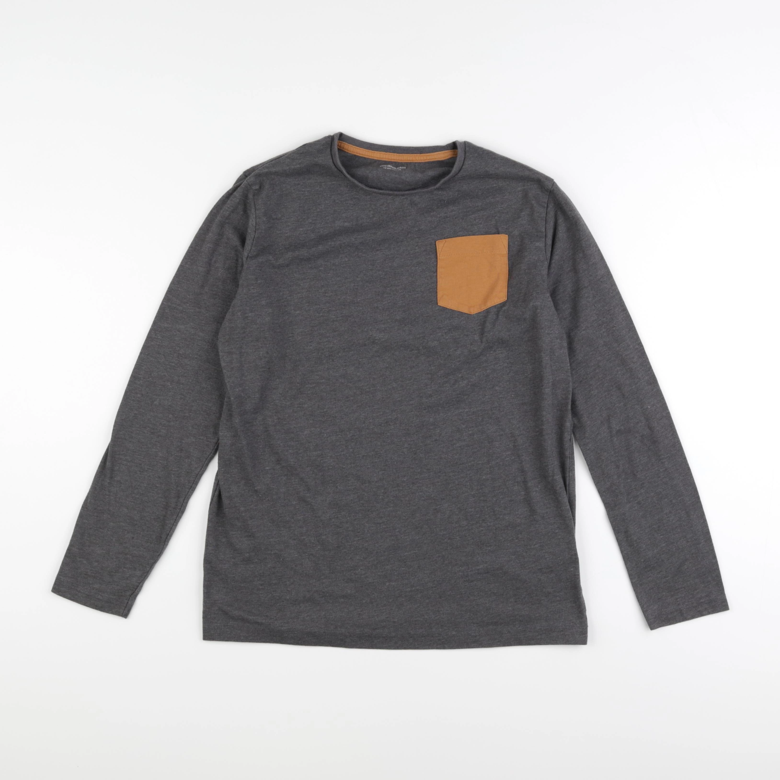 Vertbaudet - tee-shirt gris - 14 ans