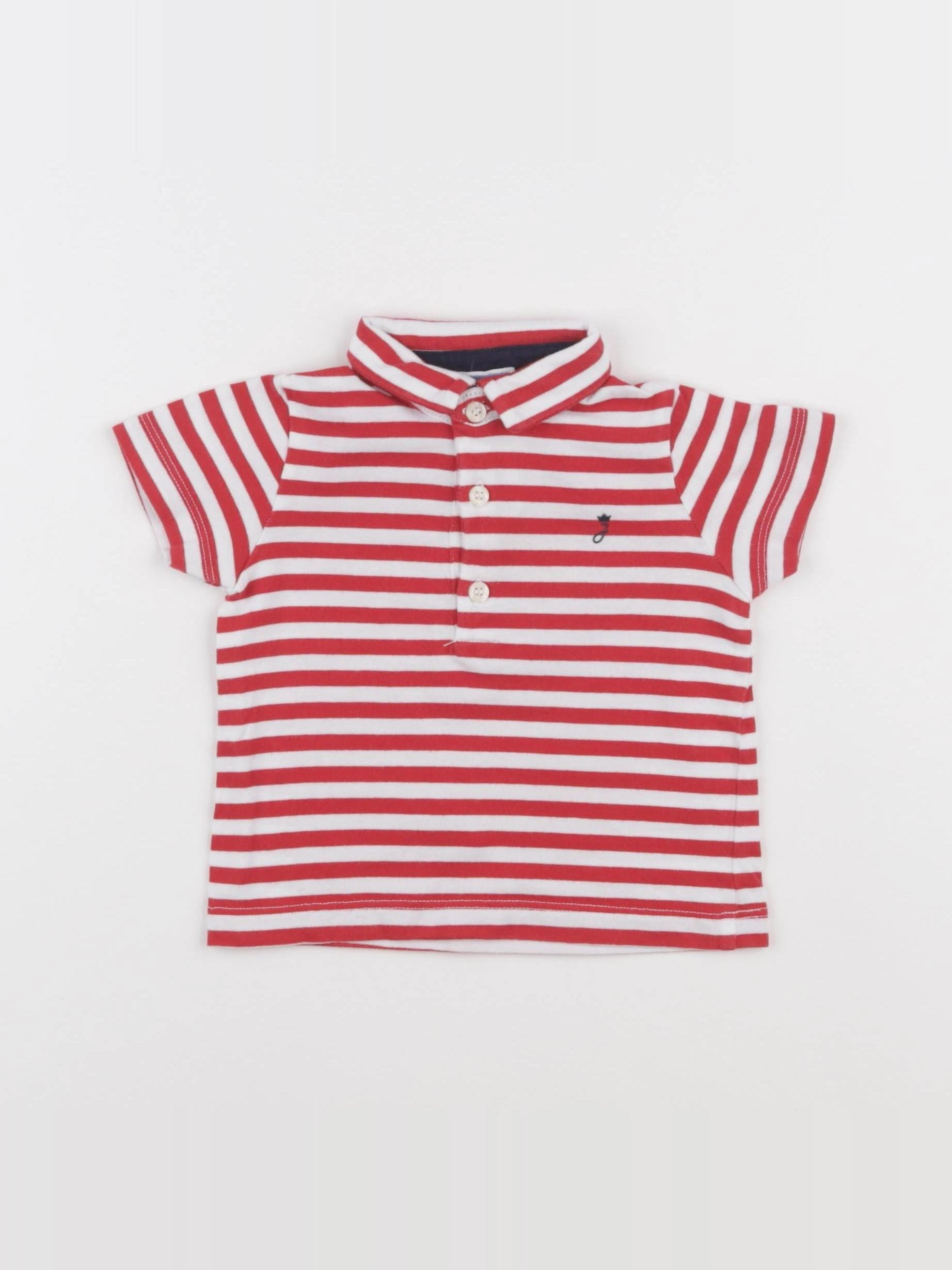Jacadi - tee-shirt rouge - 12 mois