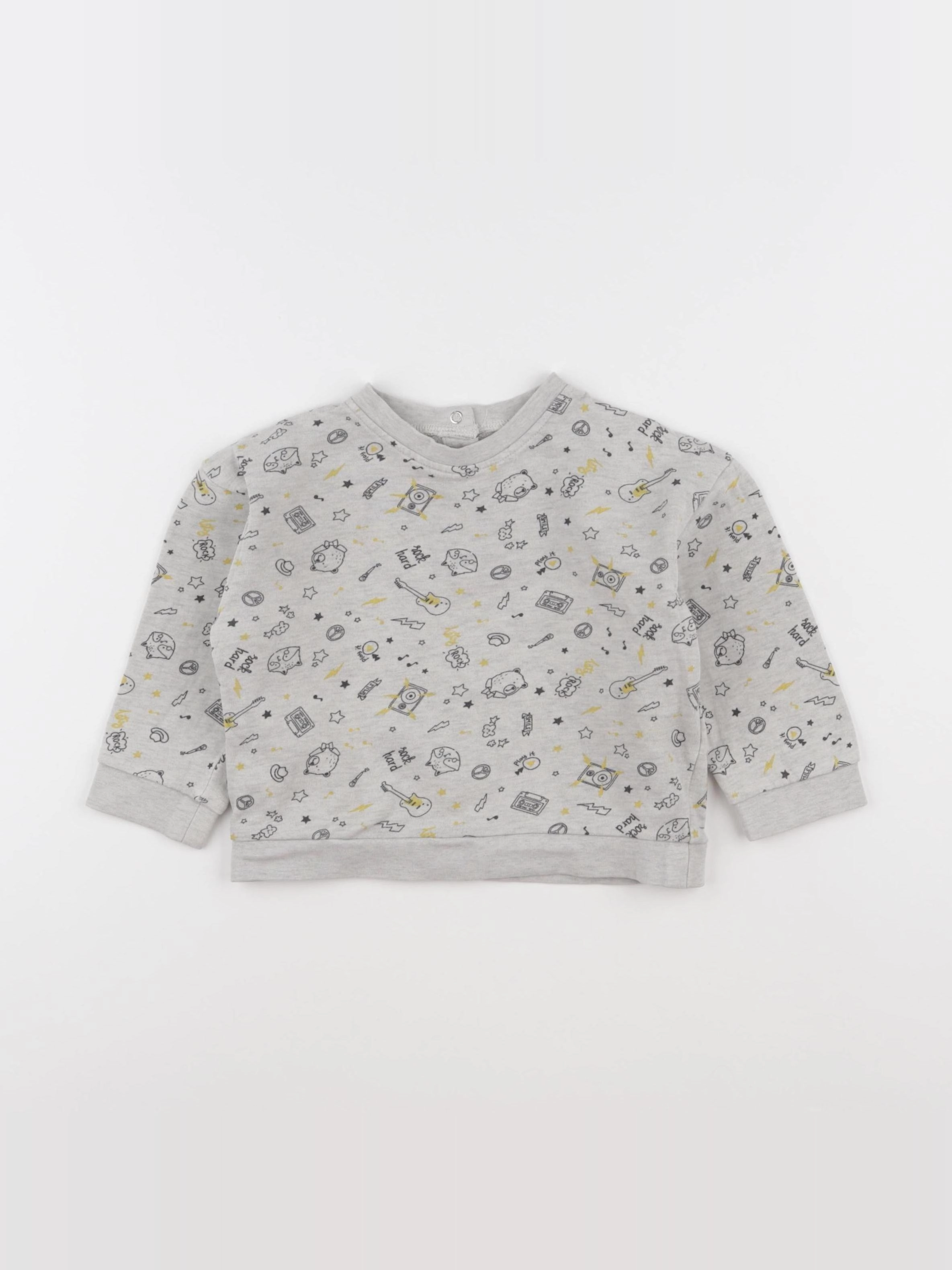 Vertbaudet - sweat gris - 2 ans